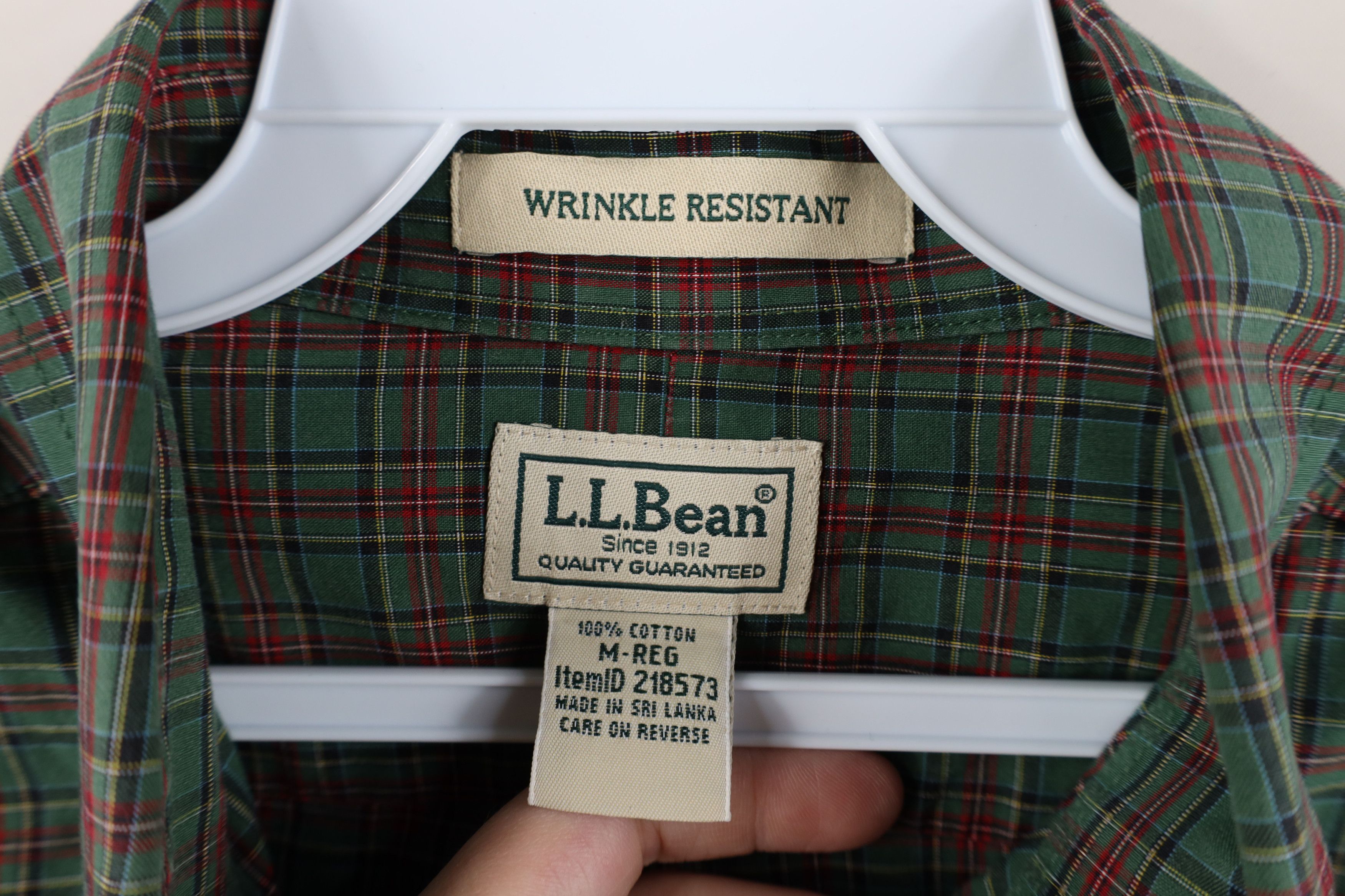 L.L. Bean × Vintage Vintage LL Bean Wrinkle Resistant Collared Button Down Shirt Size US M / EU 48-50 / 2 - 6 Thumbnail