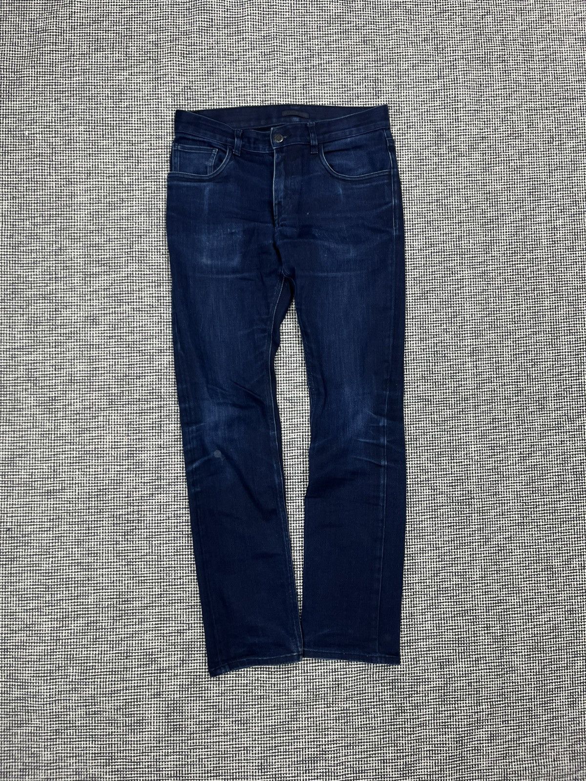Prada 2017 Prada slim jeans nice washed indigo back tab logo Size US 30 / EU 46 - 1 Thumbnail