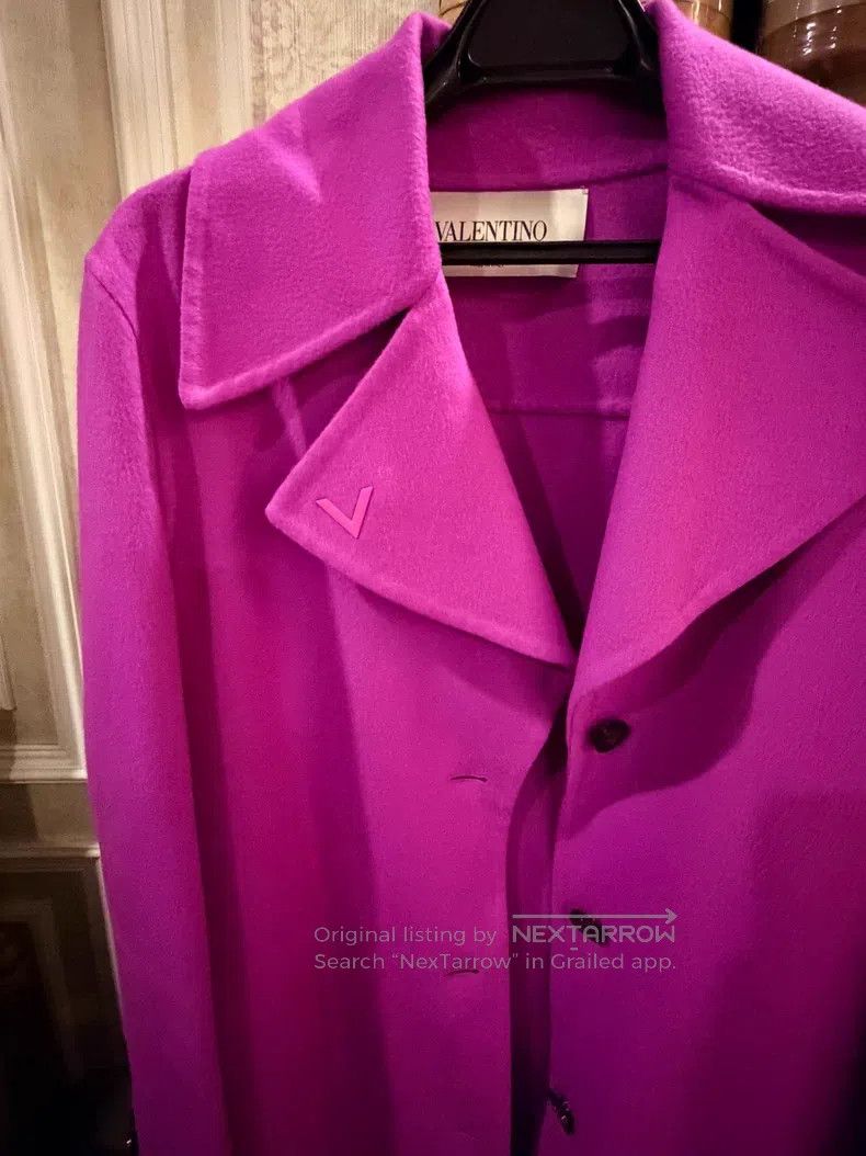 Valentino Valentino Rose red long wool coat Size M / US 6-8 / IT 42-44 - 3 Thumbnail