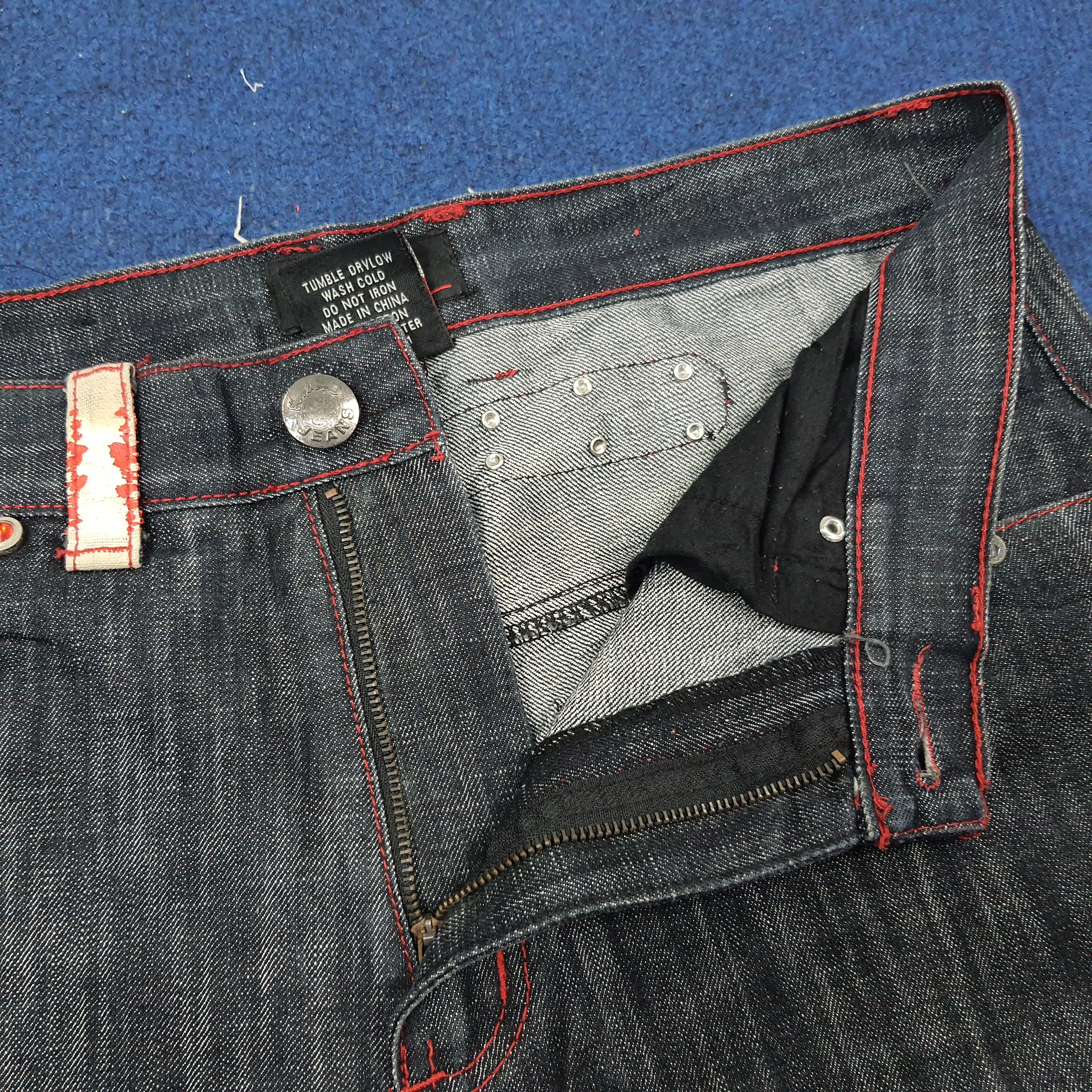Other Vintage K.A.D. Clothing Co. Streetwear Jeans C235N2 Size US 34 / EU 50 - 6 Thumbnail