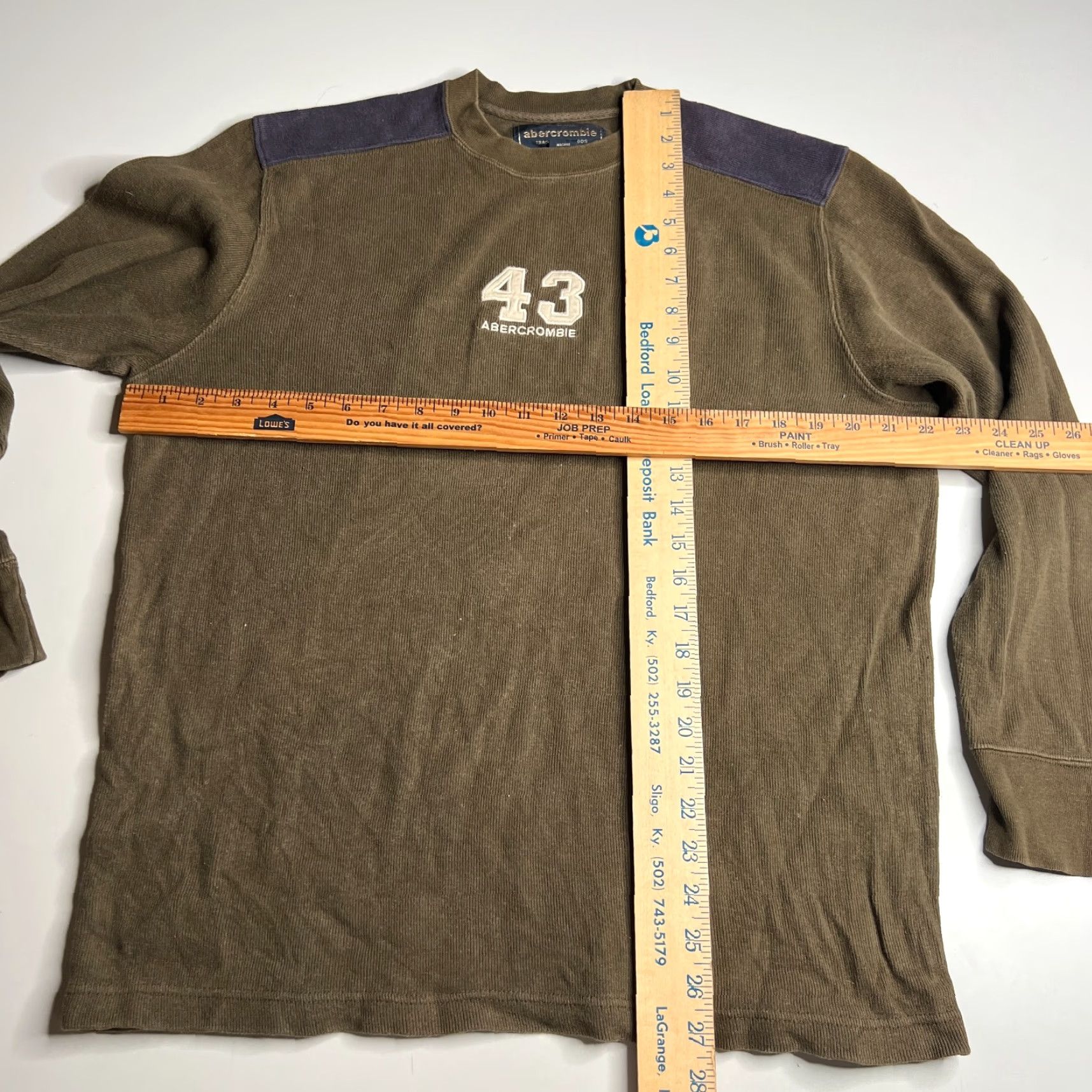 Abercrombie & Fitch VINTAGE Abercrombie & Fitch Sweatshirt Men’s XL Olive Green Crewneck Size US XL / EU 56 / 4 - 4 Thumbnail
