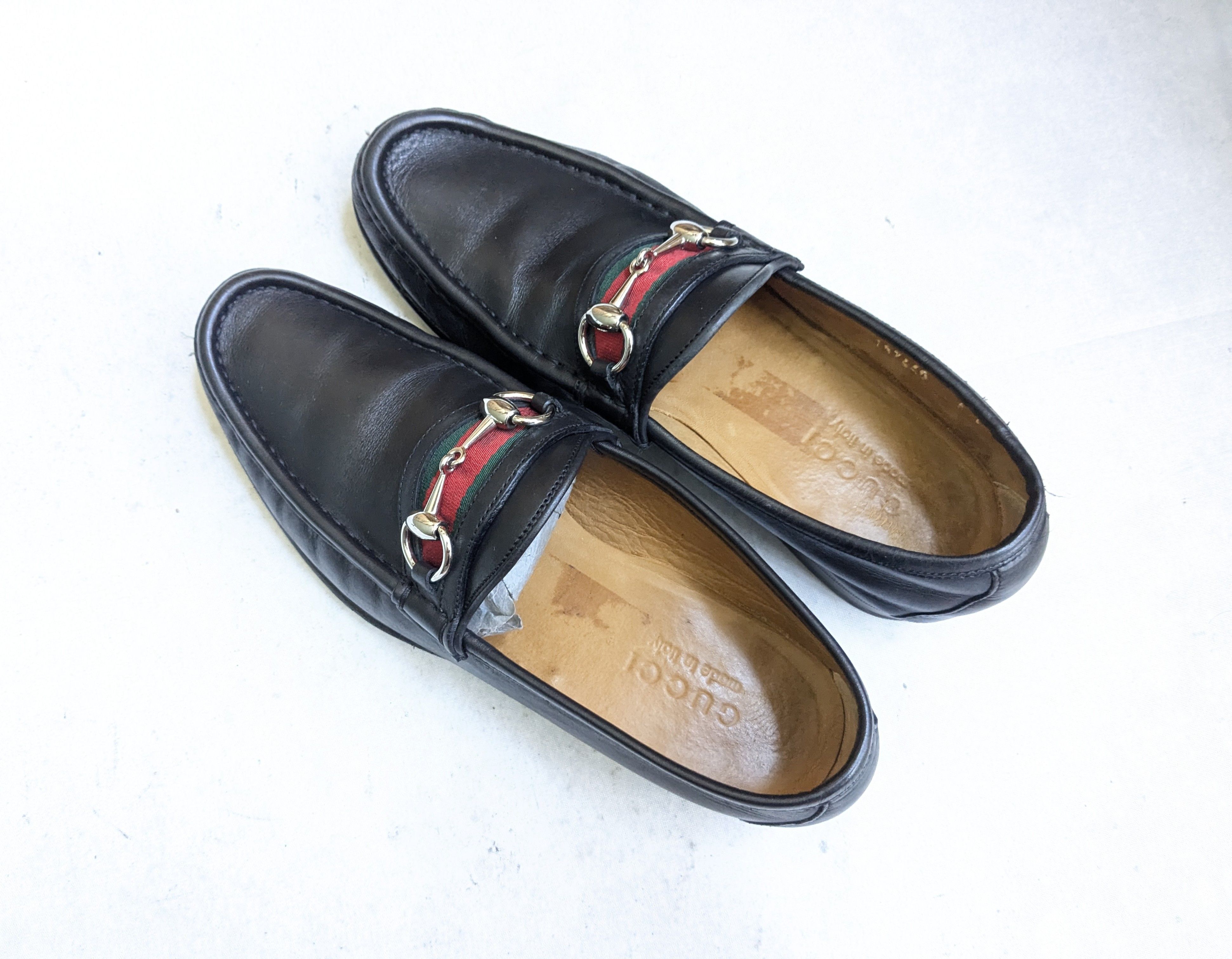 Gucci Gucci Horsebit Black Leather 6.5 Snaffle Size US 6.5 / EU 39-40 - 11 Thumbnail
