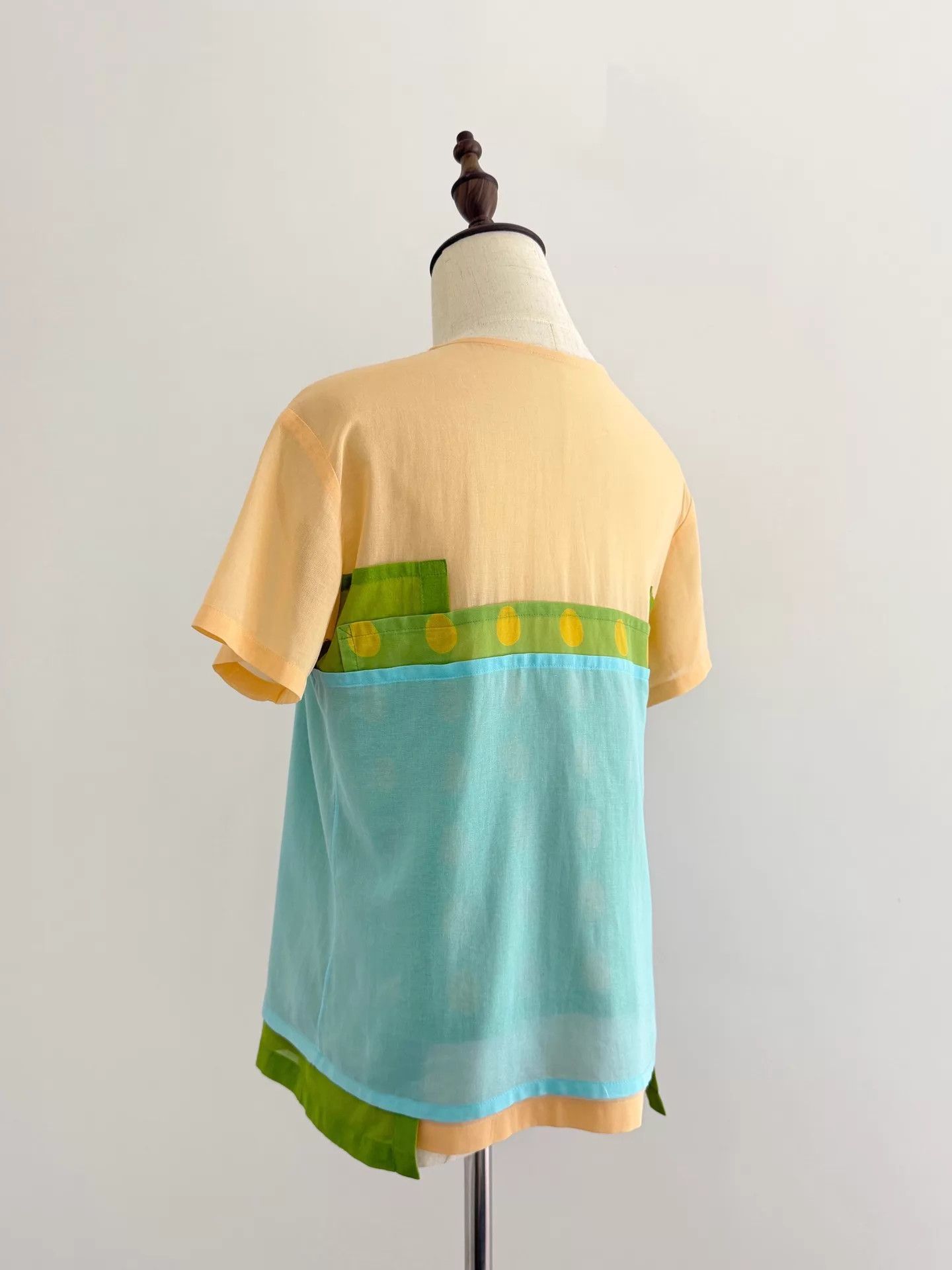 Issey Miyake Issey Miyake 2001 SS Multi-Layer Gauze Cotton Tie Top Size XS / US 0-2 / IT 36-38 - 6 Thumbnail