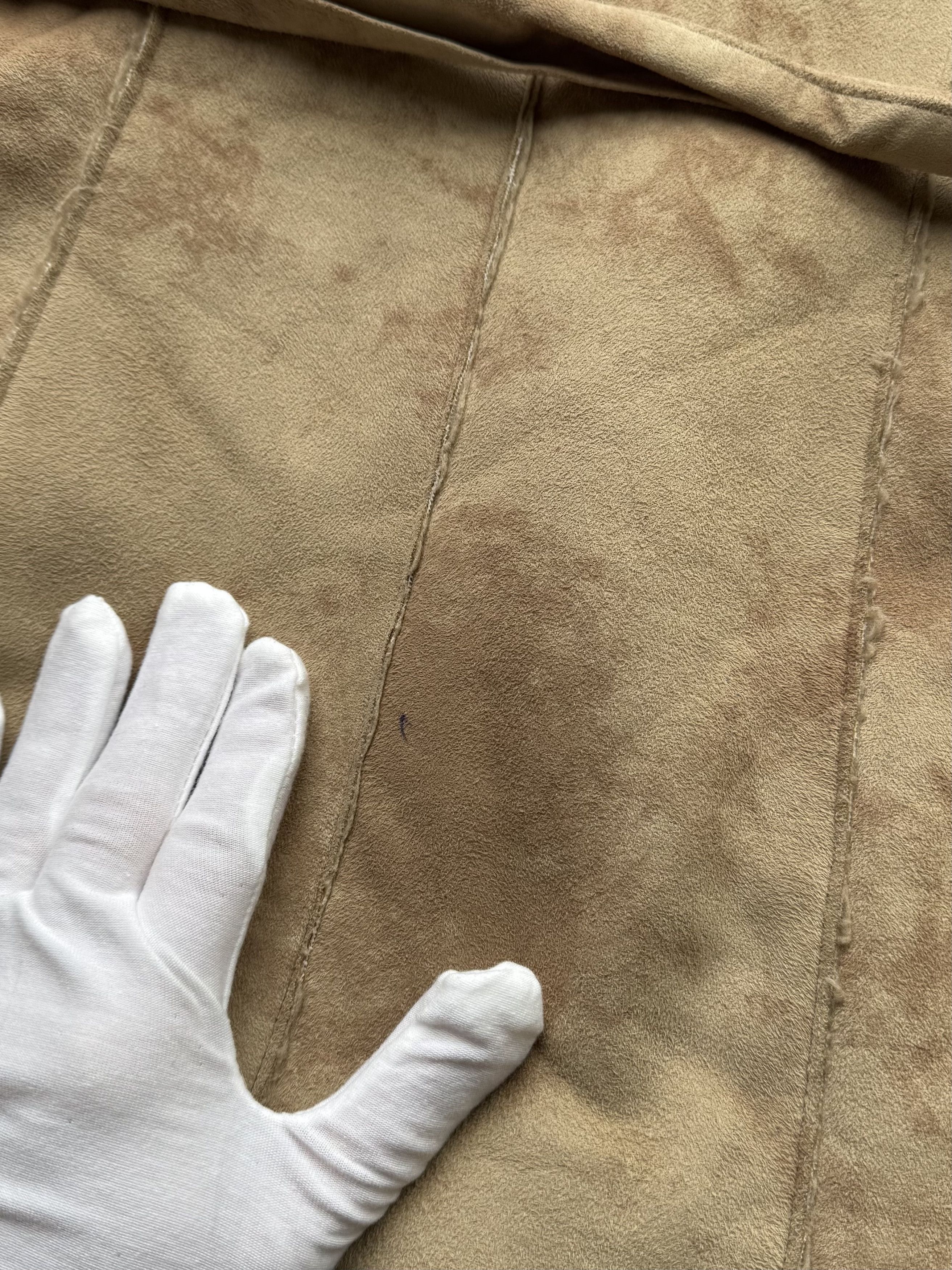 Vintage Vintage Faded Faux Sheepskin Coat B443(V502)E2 Size M / US 6-8 / IT 42-44 - 10 Thumbnail