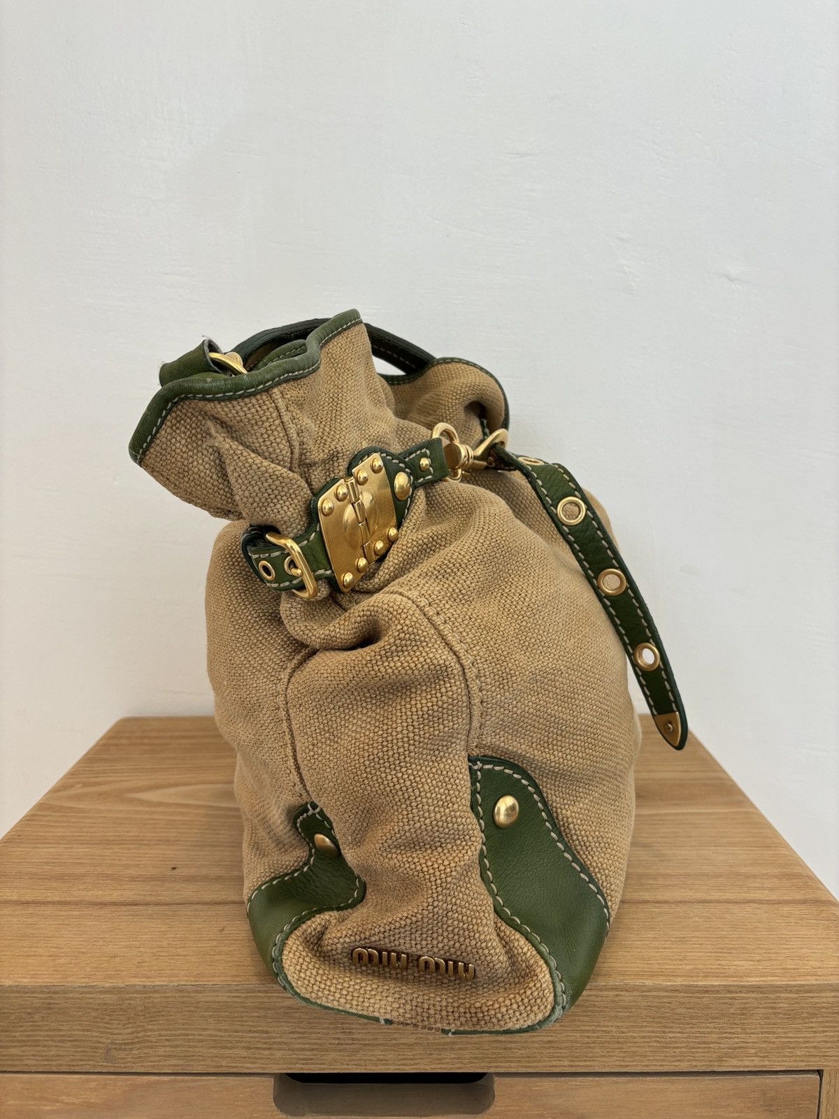 Miu Miu Miu Miu Canvas tote bag. Size ONE SIZE - 8 Thumbnail