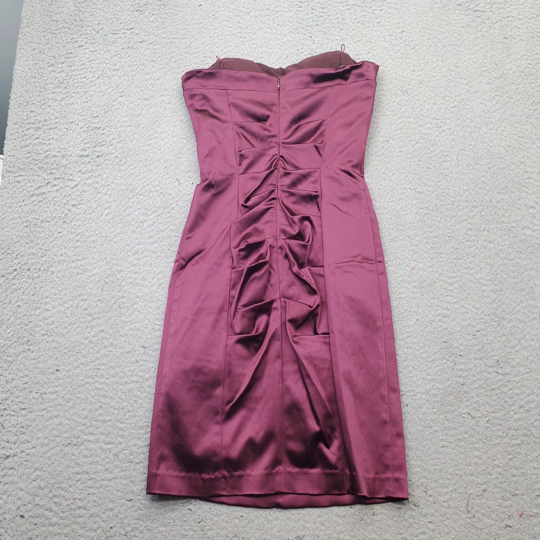 Nicole Miller Nicole Miller Bodycon Dress Womens Size 2 Strapless Ruched Multicolor Short EUC Size XS / US 0-2 / IT 36-38 - 2 Thumbnail