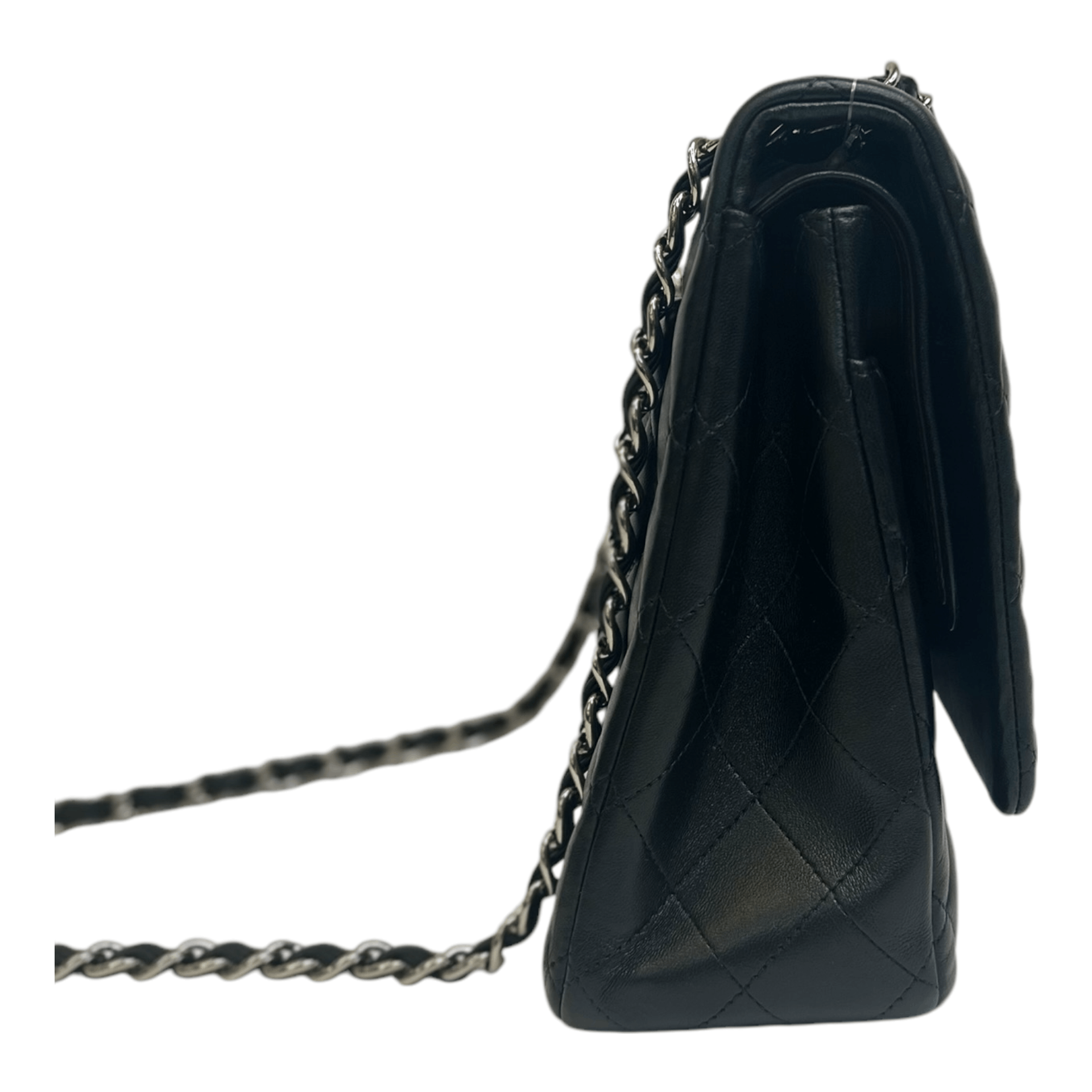 Chanel Chanel Black Lambskin Quilted Maxi Double Flap Size ONE SIZE - 3 Thumbnail