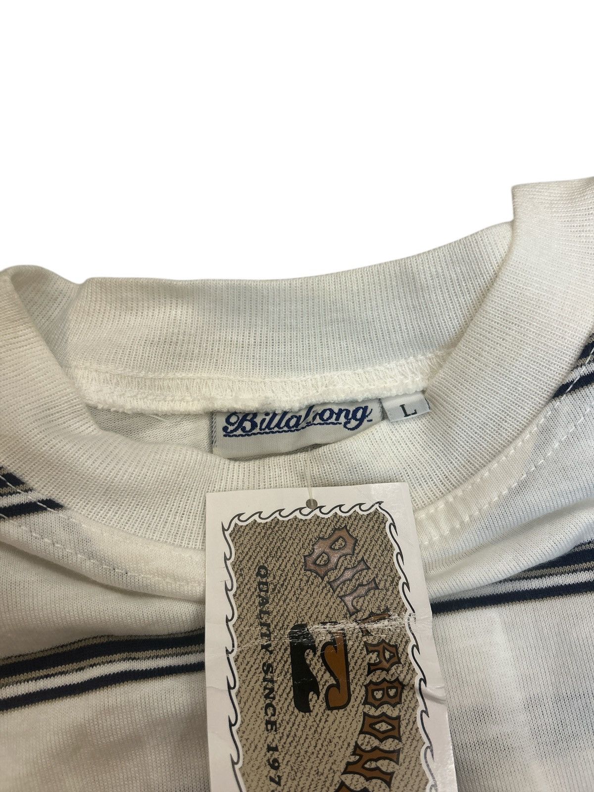 Billabong Vintage 90s Billabong Stripe Shirt Deadstock Size US L / EU 52-54 / 3 - 3 Thumbnail