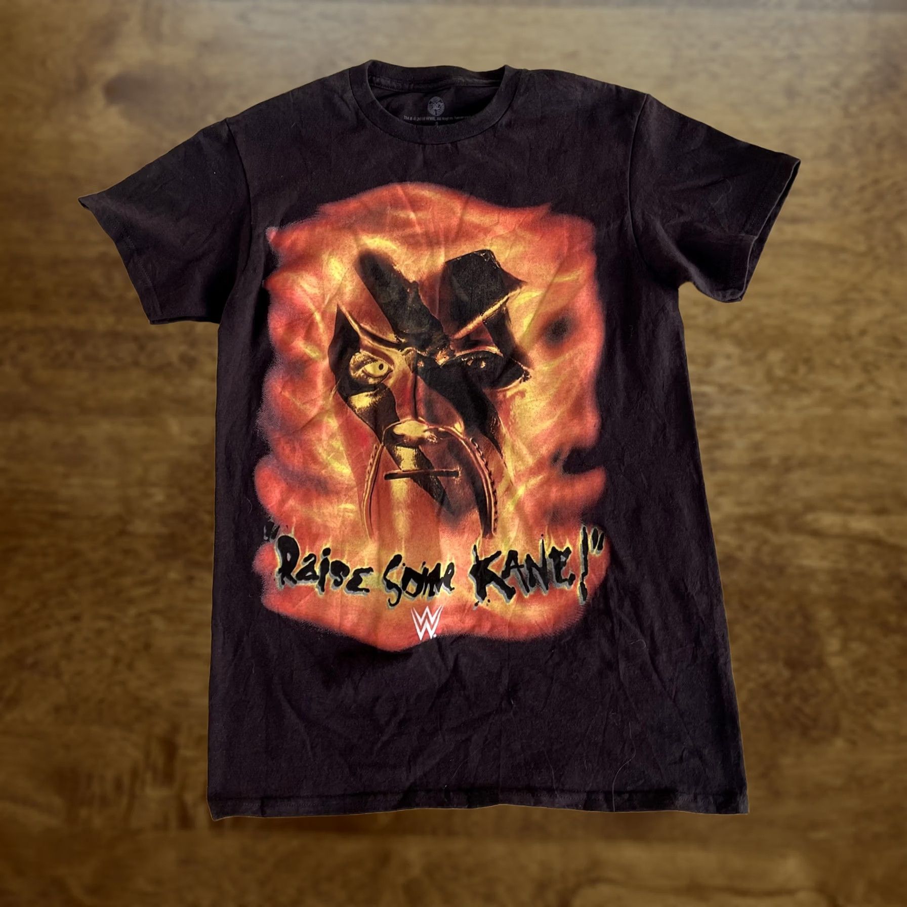 SOMET WWE Kane Raise Some Kane Shirt Mens Small Black Welcome To Hell Tee T-Shirt Size US S / EU 44-46 / 1 - 1 Thumbnail