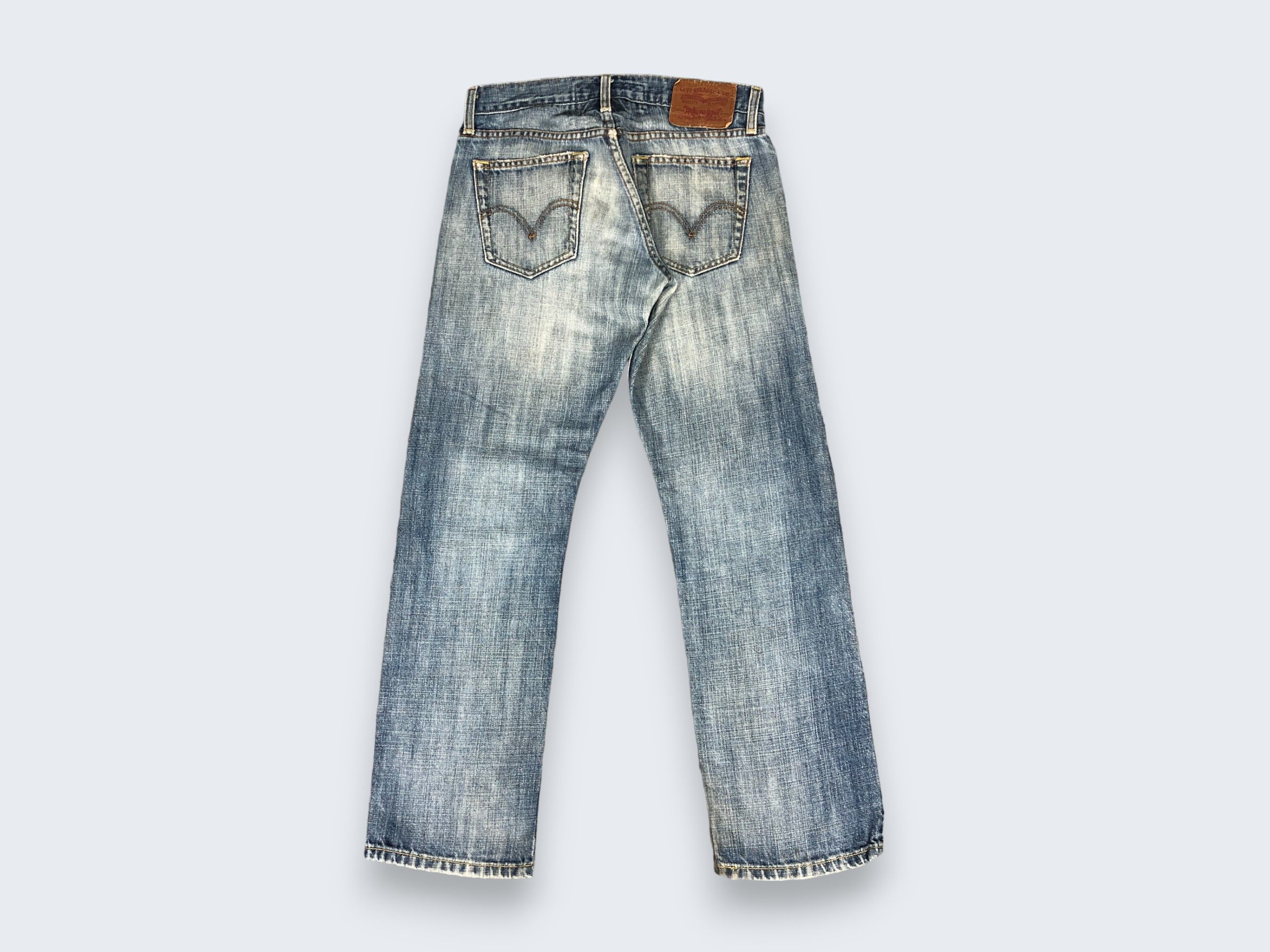 Levi's × Vintage Womens Vintage Levis 514 Jeans Slim Straight L893W Size 30" / US 8 / IT 44 - 5 Thumbnail