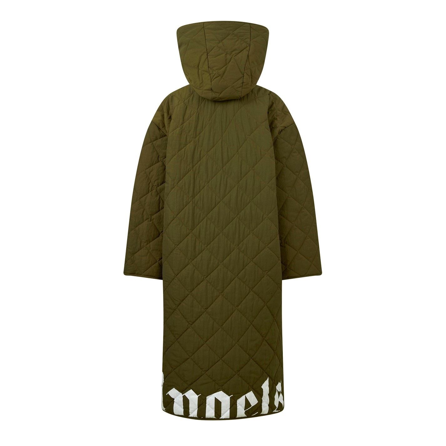 Palm Angels o1g2r1mq0325 Quilted Parka Jacket in Military Green Size M / US 6-8 / IT 42-44 - 2 Thumbnail