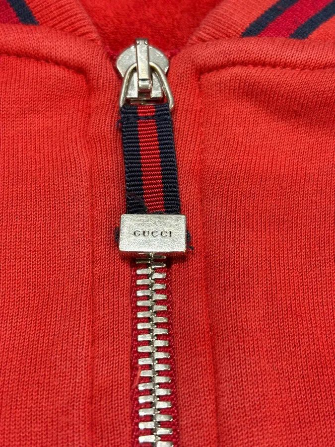 Gucci SS2008 Gucci Red Zip-up Sweater Size US S / EU 44-46 / 1 - 9 Thumbnail
