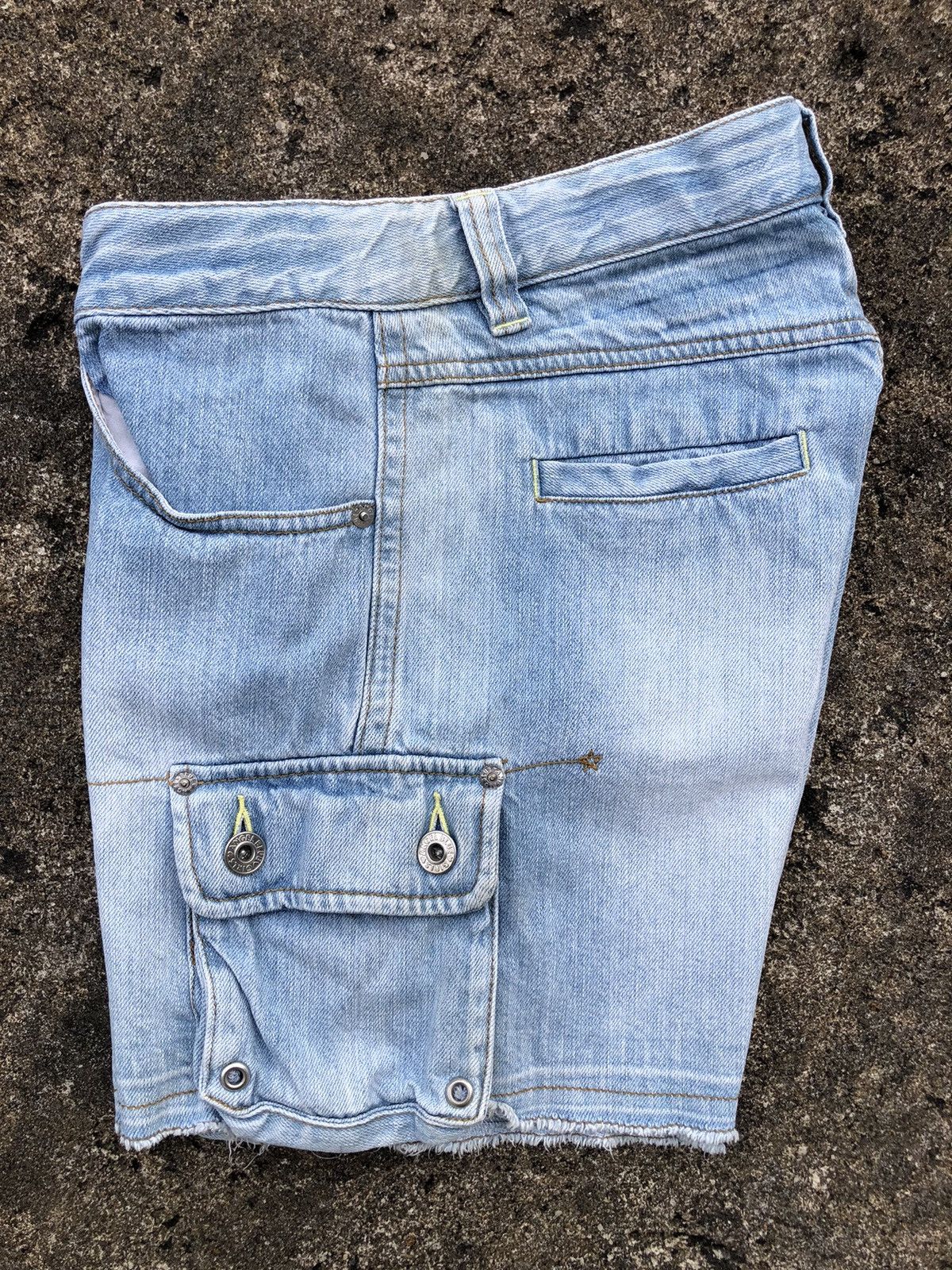 Angel Blue Angel Blue Japanese Hotpants Jeans Denim Distressed Cargo Size 38" / US 16 / IT 52 - 20 Thumbnail