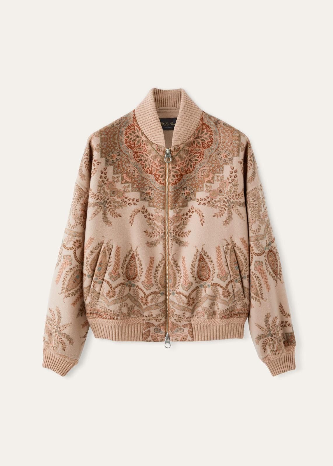 Loro Piana o1srvl11e0125 FAN8237 Elbert Jacket in Multicolor Size L / US 10 / IT 46 - 1 Thumbnail