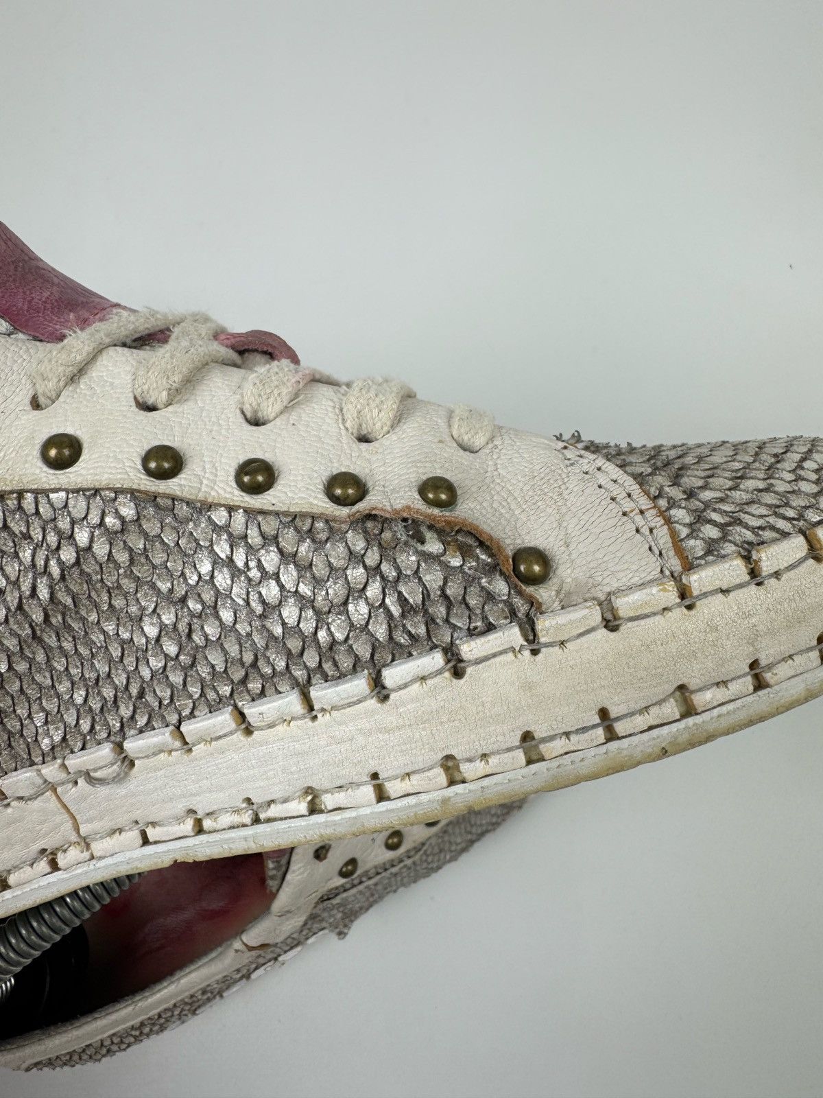 A.S.98 A.S.98 Snake Skin Low-Top Sneakers Size 37 Size US 7 / IT 37 - 8 Thumbnail