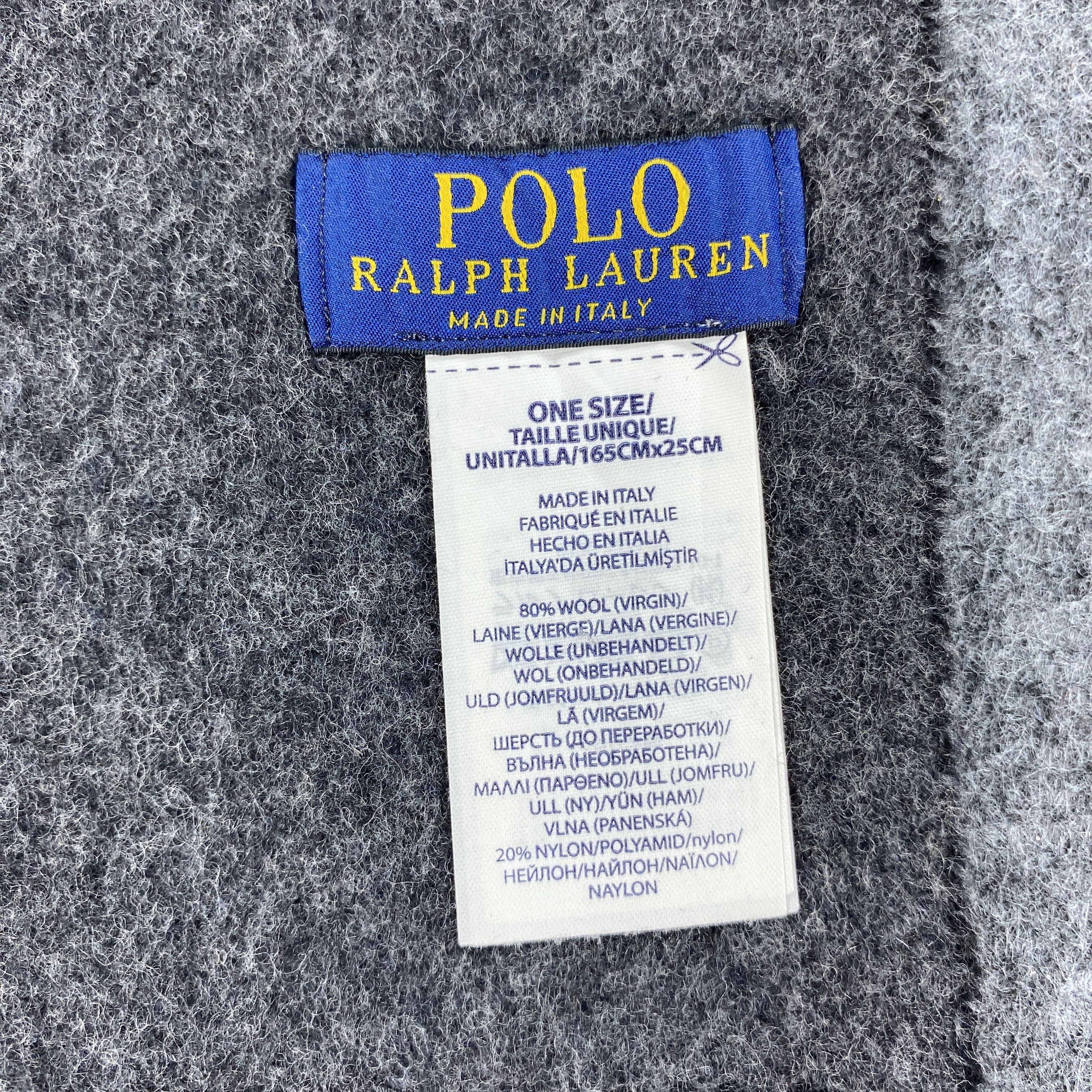 Polo Ralph Lauren × Vintage GF10604 Polo Ralph Lauren Scarf Neck Wear Muffler Size ONE SIZE - 2 Thumbnail