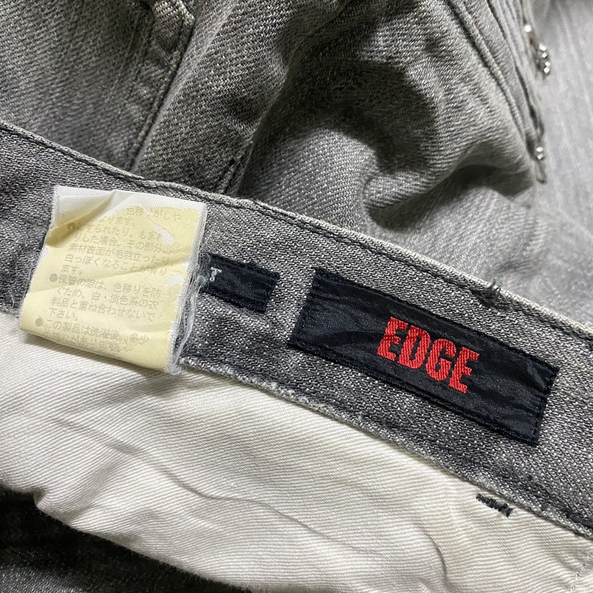 Japanese Brand RUPERT EDGE Grey Denim Flare Cargo Pants Size US 30 / EU 46 - 20 Thumbnail