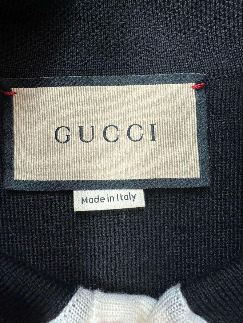 Gucci GucciBlack double G embroidered logo single-breasted lapel Size XXS / US 00 / IT 34 - 2 Thumbnail