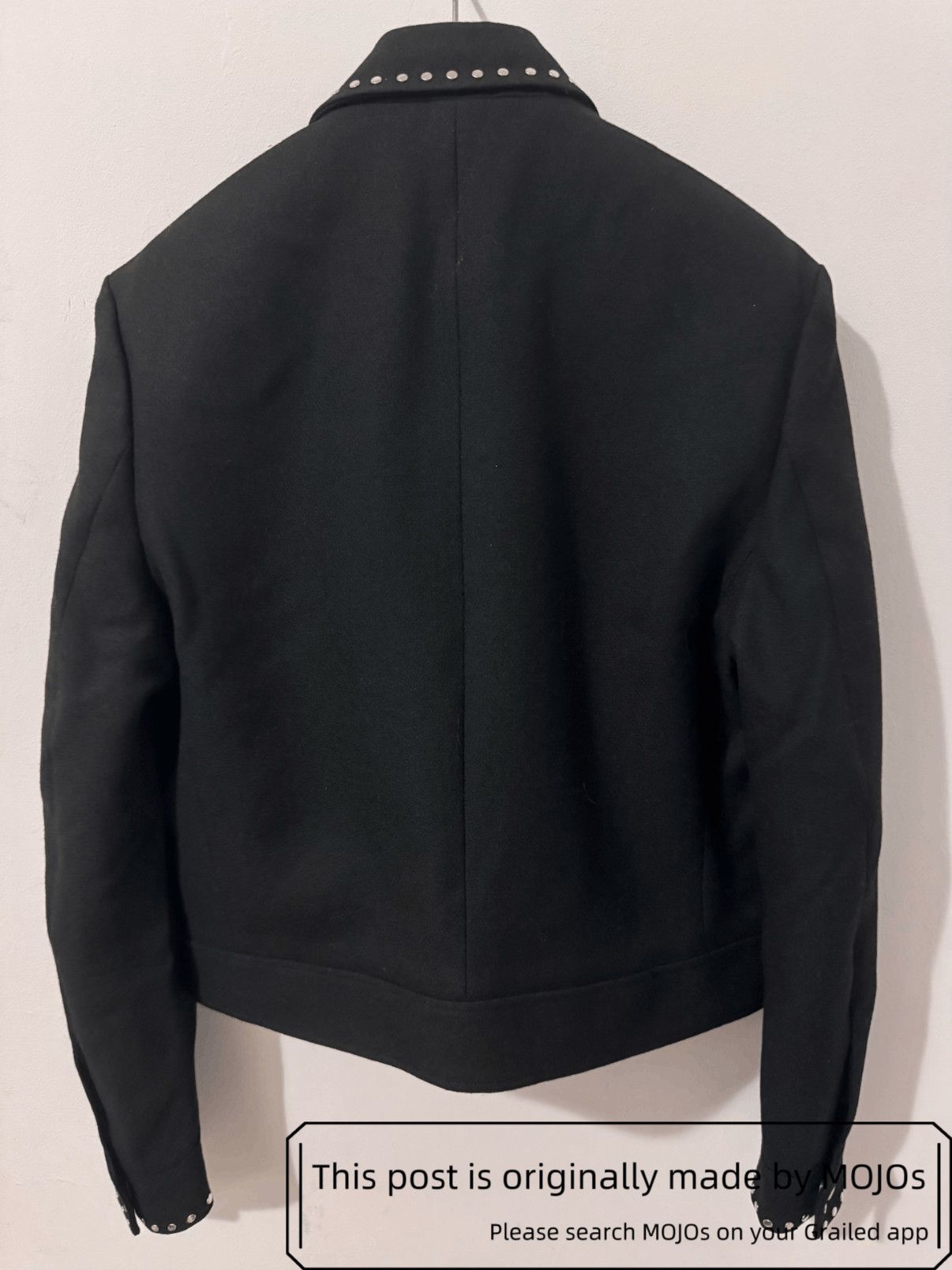 Saint Laurent Paris Sz 50 Saint LAurent Paris 16AW Rivet Wool Jacket mojos125818 Size US M / EU 48-50 / 2 - 2 Thumbnail