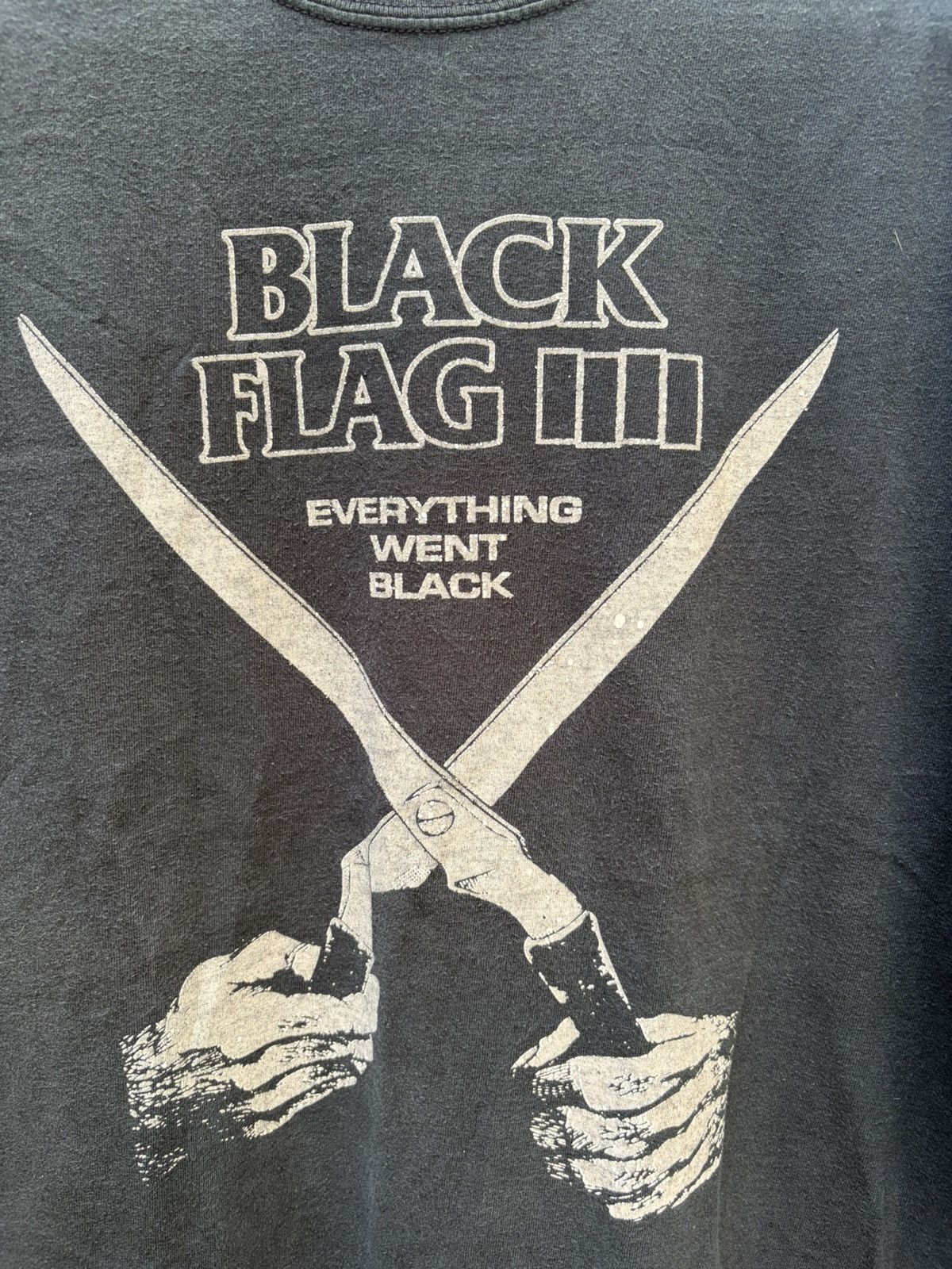 Band Tees Black flag vintage tee Size US L / EU 52-54 / 3 - 2 Thumbnail