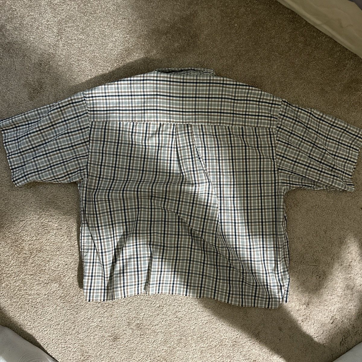 Natural Issue Green and white plaid button-up shirt Size US XL / EU 56 / 4 - 2 Thumbnail