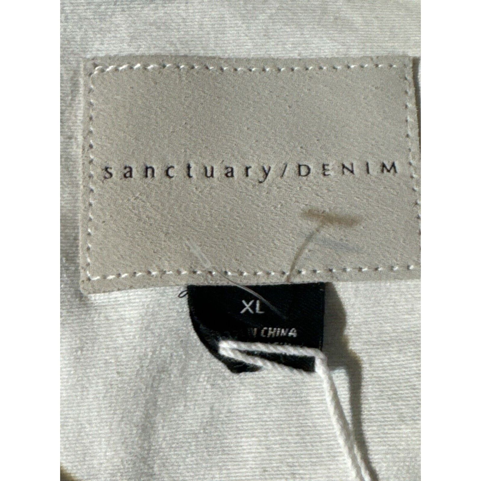Sanctuary Sanctuary Women’s XL Jean Jacket Zebra Print New Size XL / US 12-14 / IT 48-50 - 6 Thumbnail