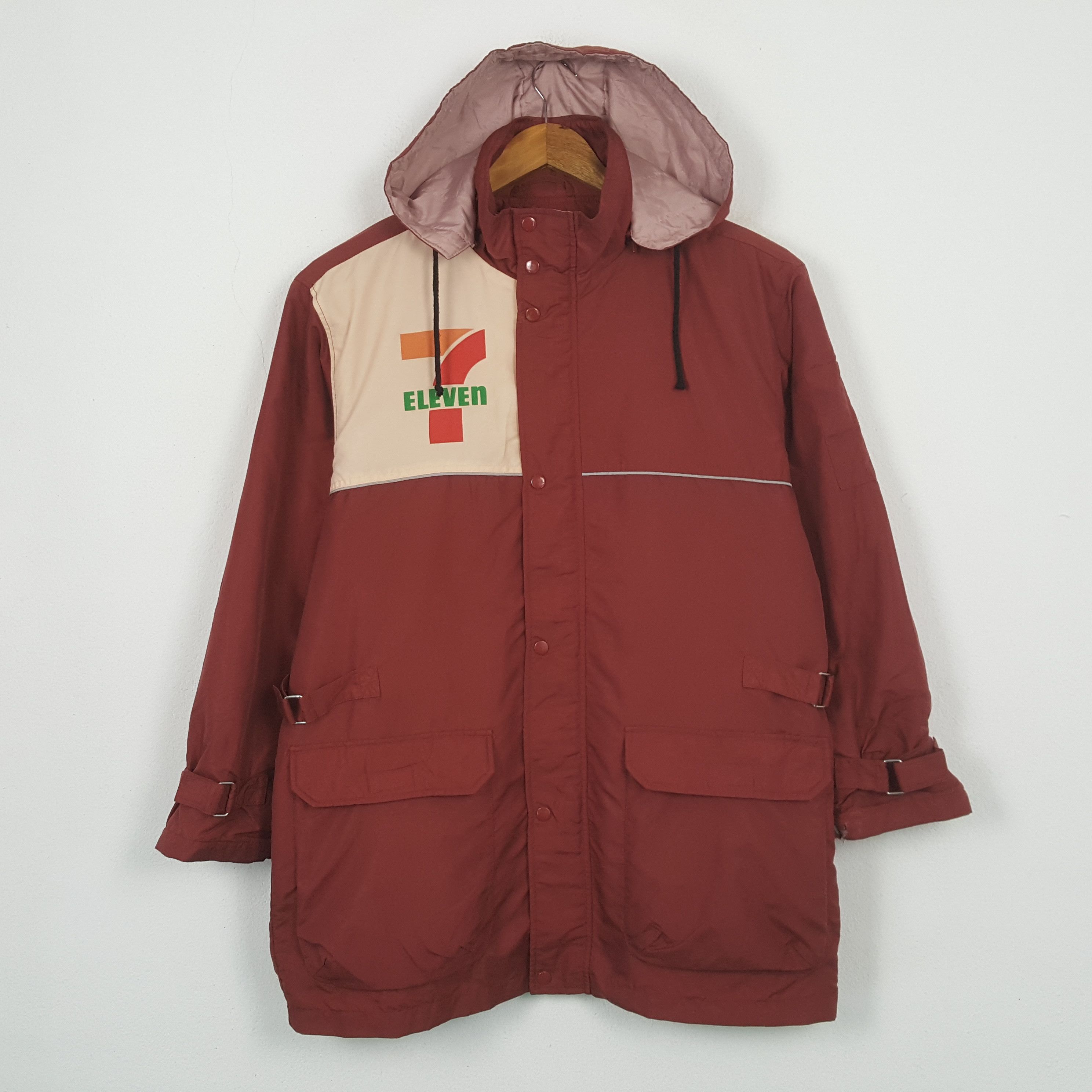 Japanese Brand Vintage 7-Eleven Japanese Working Uniform Jacket C300N30 Size US XL / EU 56 / 4 - 1 Thumbnail