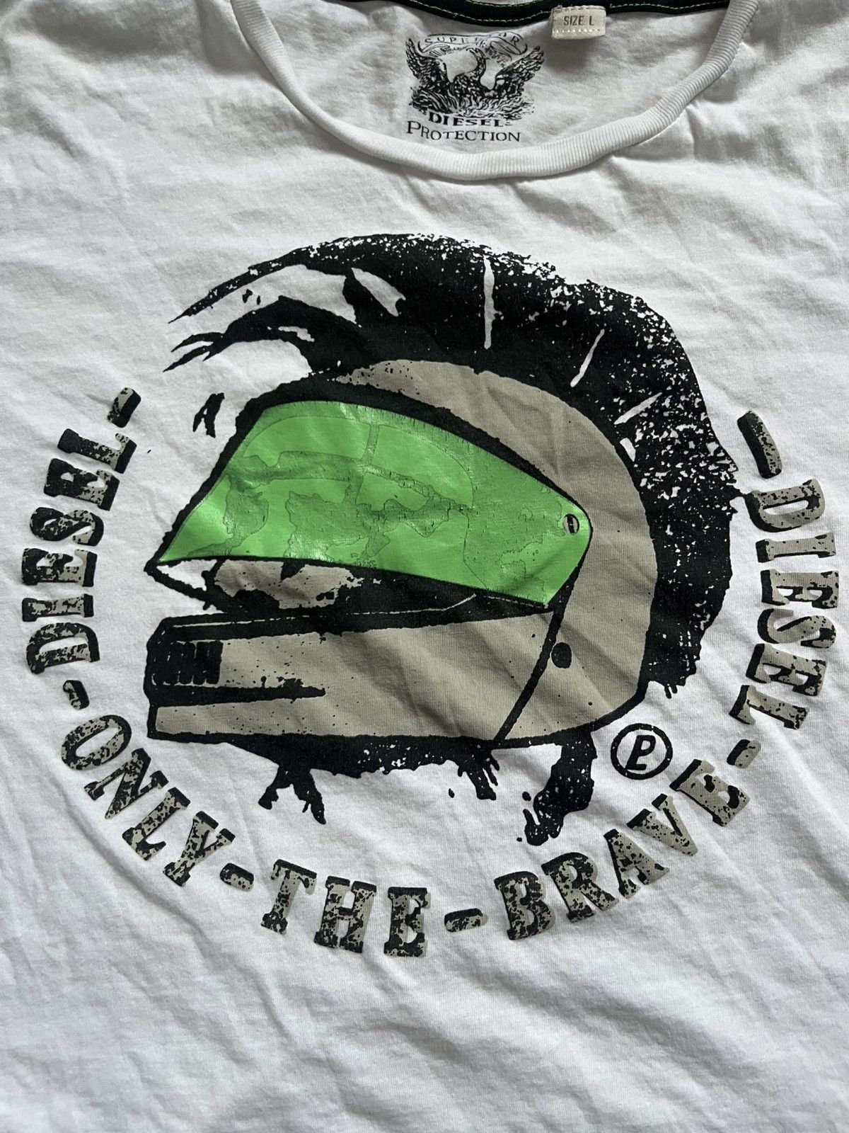 Diesel × Vintage Vintage T-shirt Diesel Size M-L Size US M / EU 48-50 / 2 - 2 Thumbnail