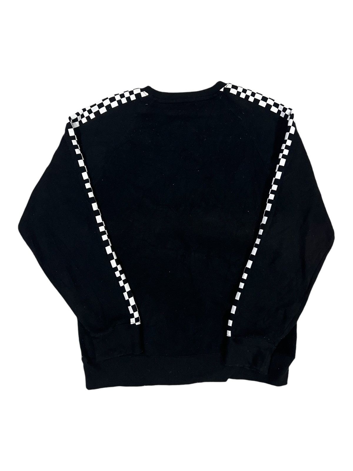 Airwalk × Hook-Ups Y2K Airwalk Skateboard Logo Checked Sleeve Crewneck Sweater Size US L / EU 52-54 / 3 - 3 Thumbnail