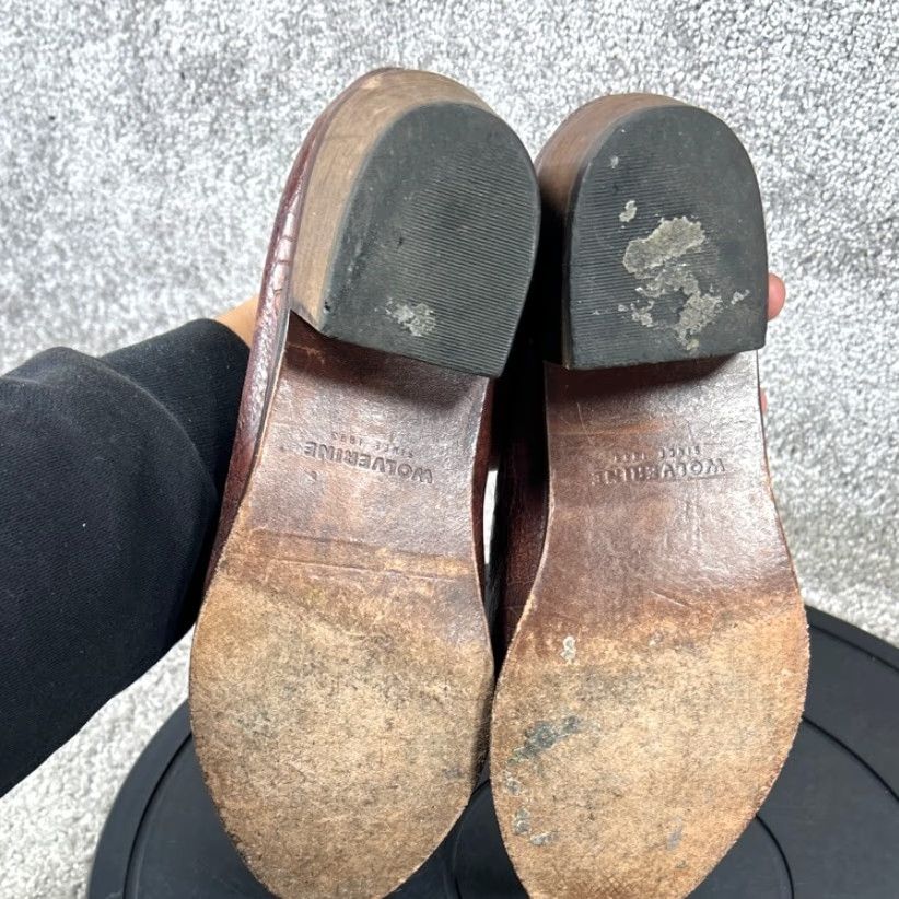 Vintage VINTAGE Wolverine Alice Leather Booties Womens Size 9 Ankle Slip On Brown Outdoor Fall Winter Womens Size US 7 / IT 37 - 6 Thumbnail