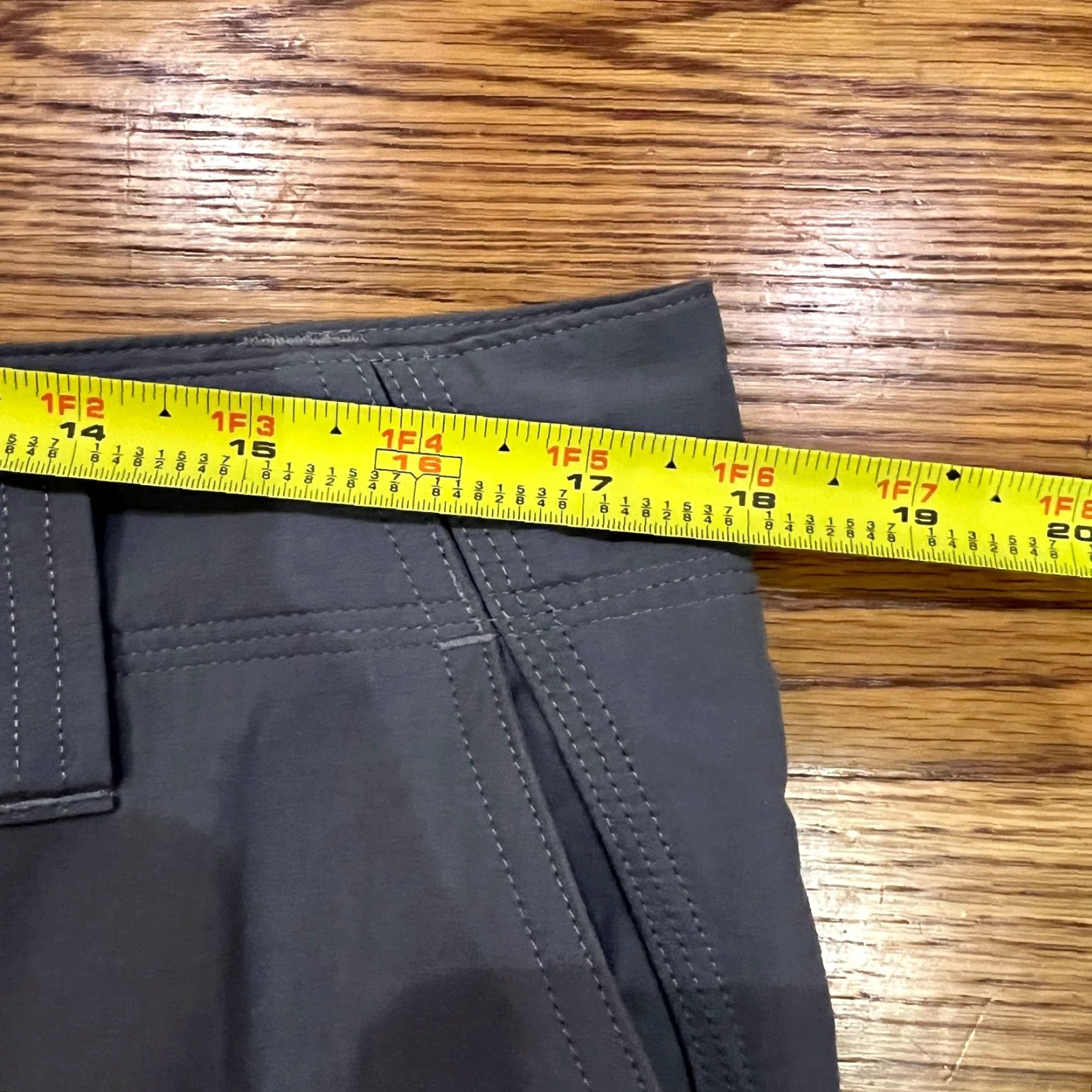 Vintage Horny Toad Men's Hiking Shorts 34x9 Nylon Spandex Outdoor Casual Chino Gray Size US 34 / EU 50 - 6 Thumbnail