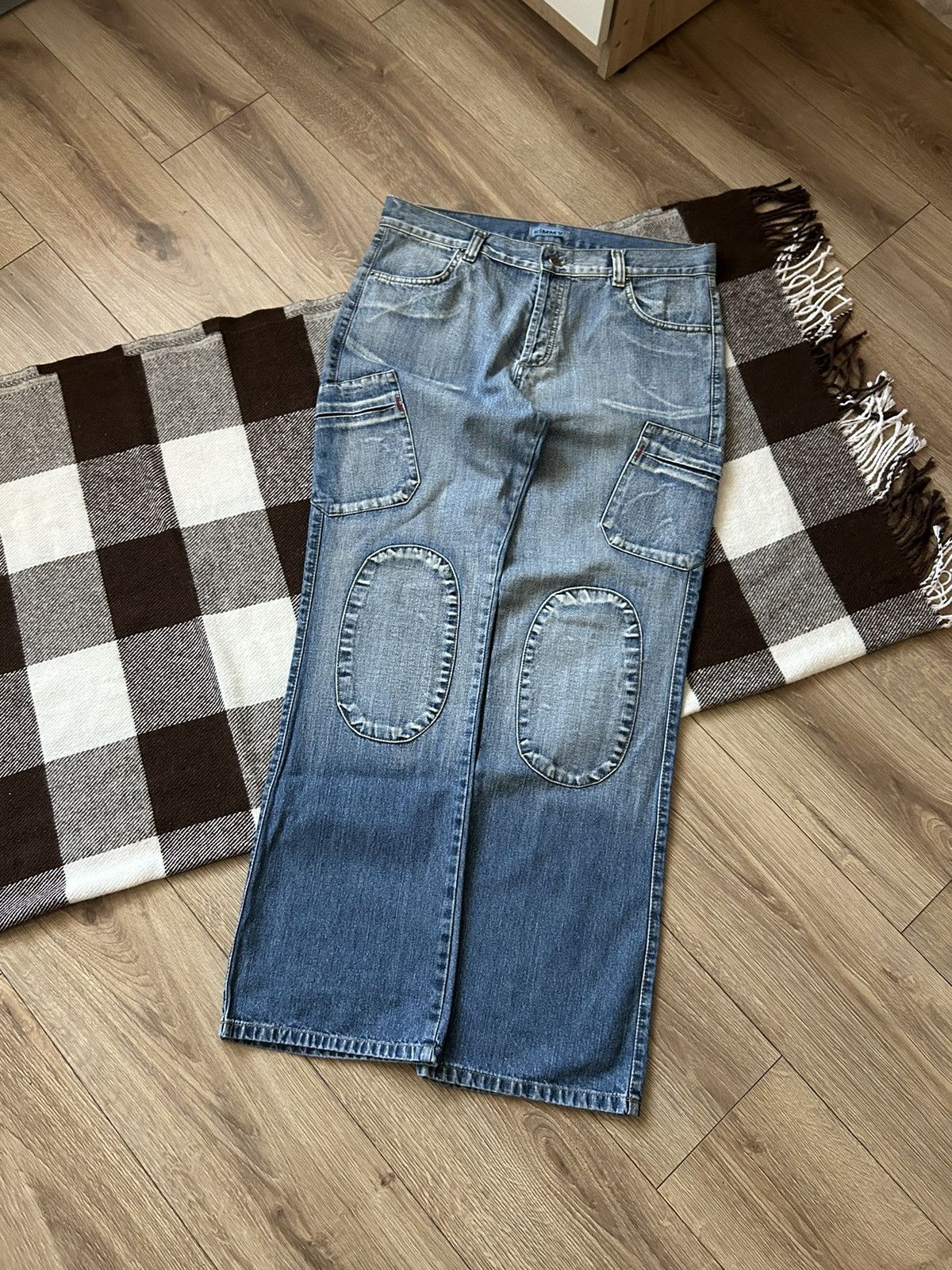Japanese Brand Vintage Kimmy Biker jeans men’s avant-garden y2k Size US 36 / EU 52 - 1 Thumbnail
