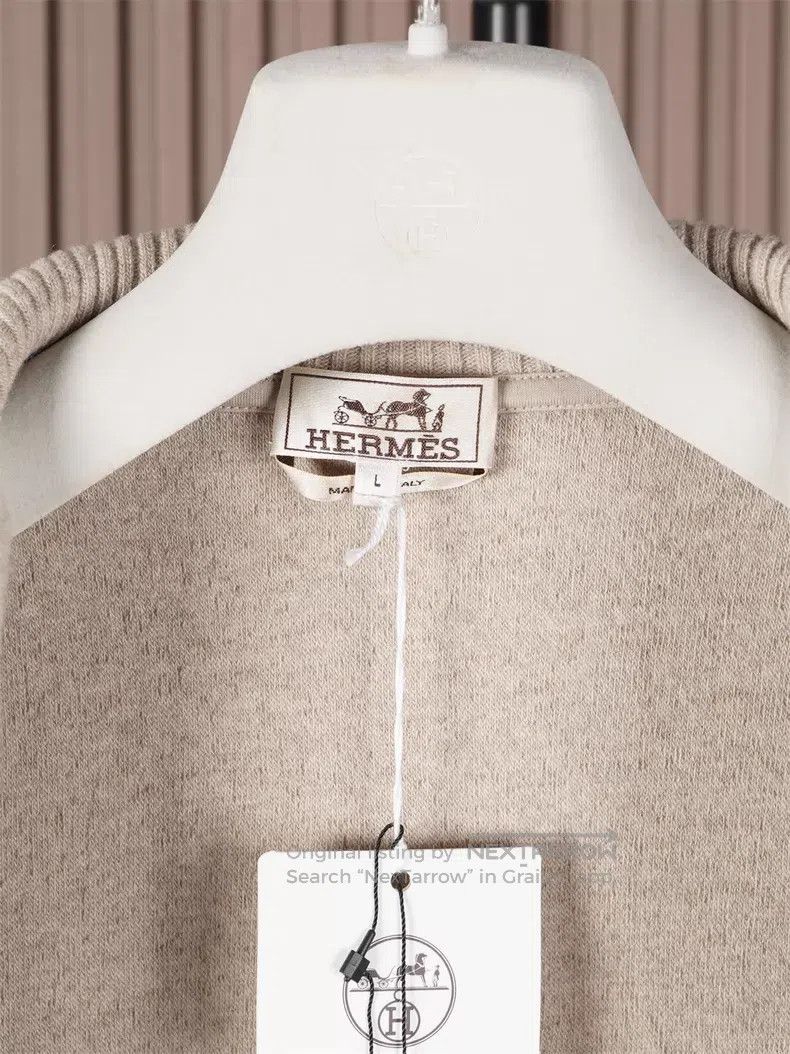 Hermes Hermes Men's Vest, Cashmere/Wool/Leather, Thick Size US L / EU 52-54 / 3 - 6 Thumbnail