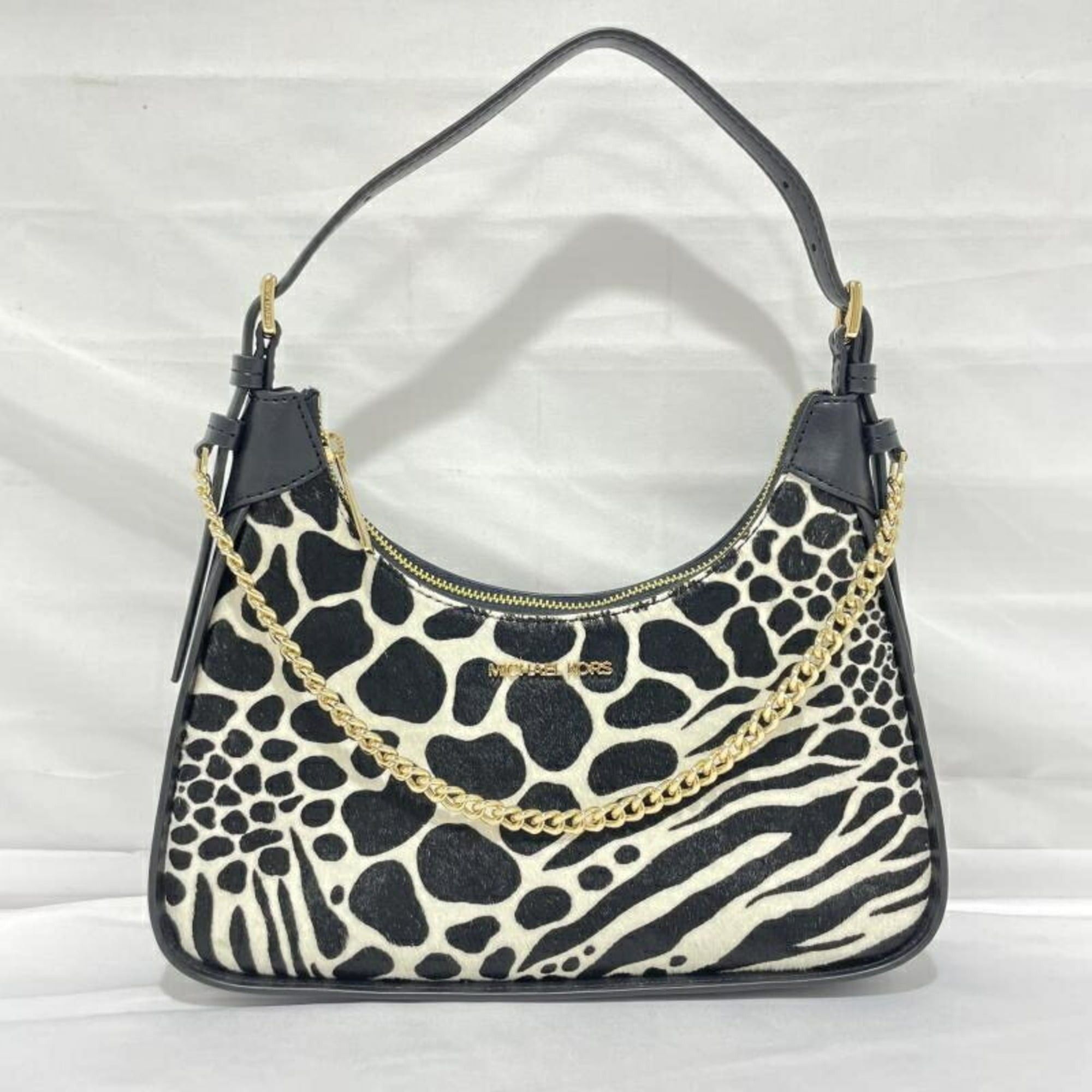 Michael Kors MICHAEL KORS Zebra Print Handbag, Black Size ONE SIZE - 1 Thumbnail