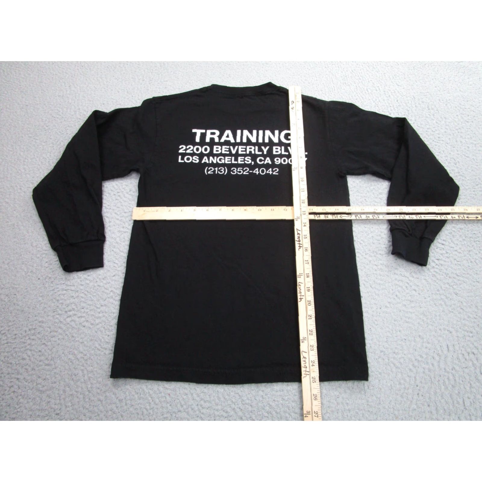 Undefeated Undefeated Long Sleeve Shirt Mens Small Black Graphic Print Cotton Size US S / EU 44-46 / 1 - 6 Thumbnail