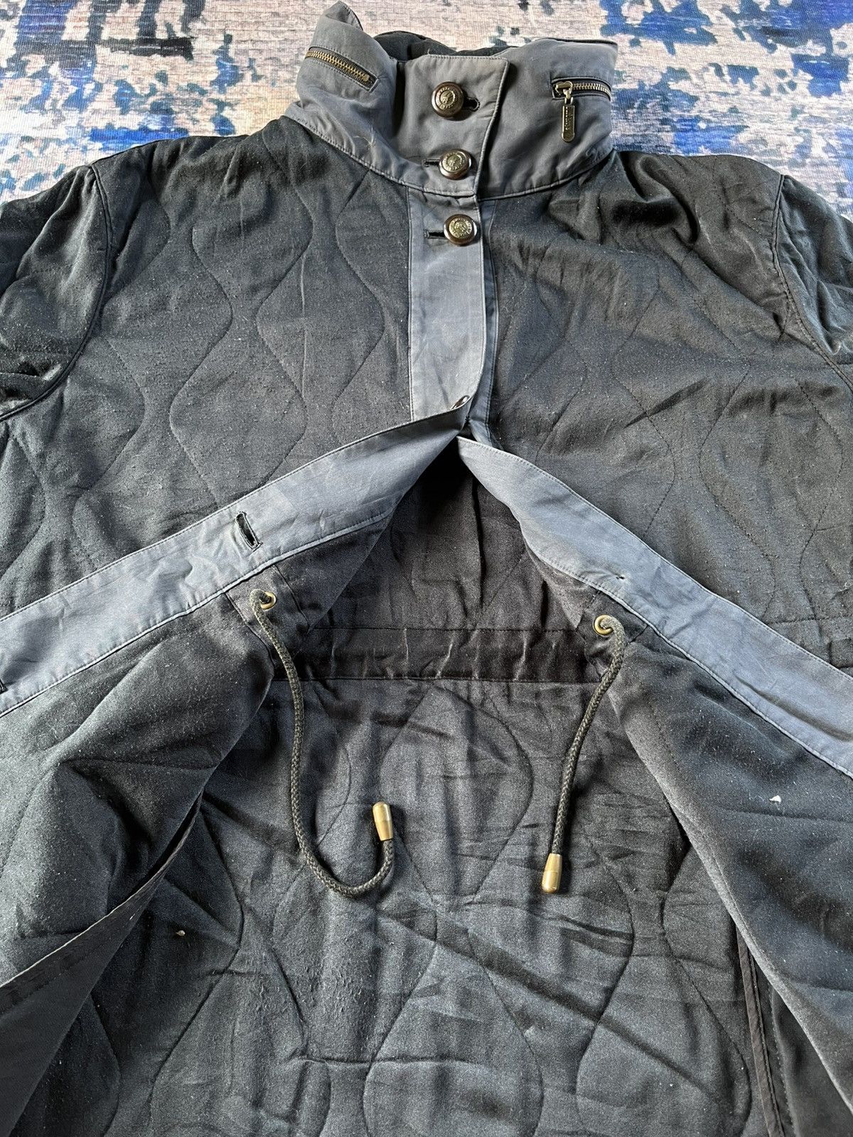 Burberry × Burberry Prorsum × Vintage Vintage Burberrys Button Up Puff Jacket 90s Size US XL / EU 56 / 4 - 5 Thumbnail