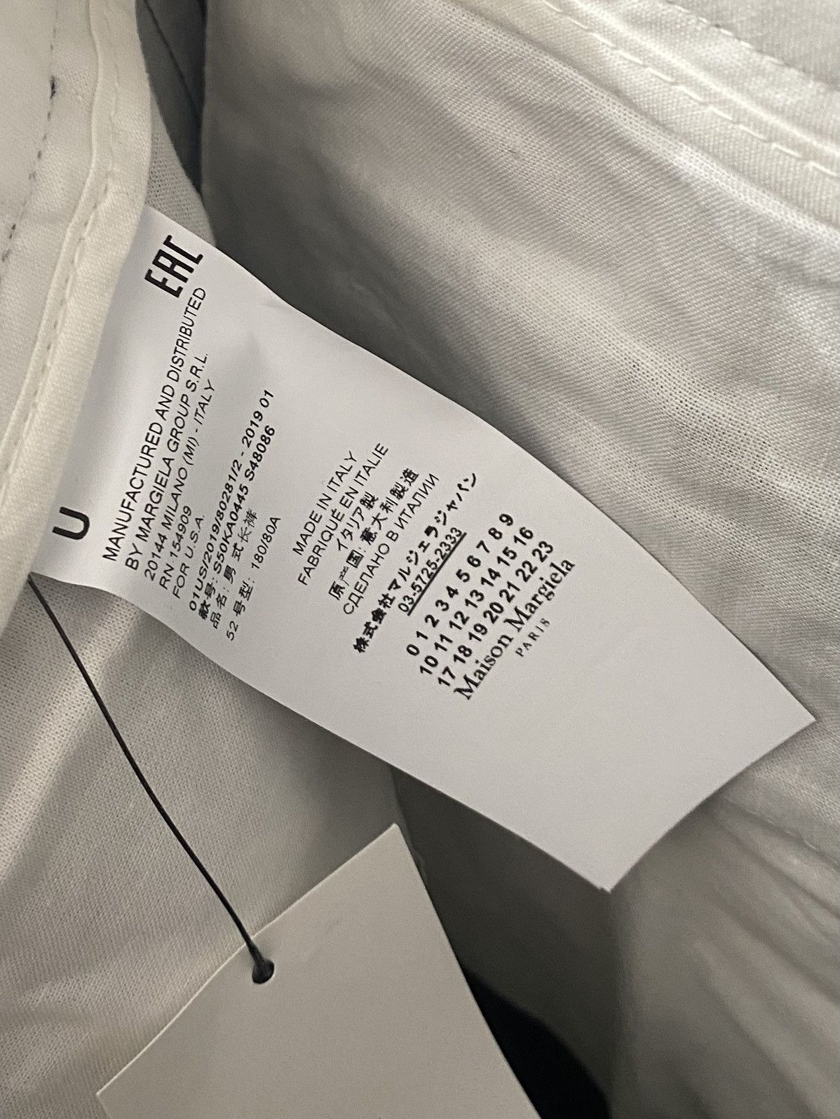 Maison Margiela FW19 DARK NAVY PANTS SNAP TROUSERS CHINOS TRACK WIDE LEG Size US 35 - 6 Thumbnail