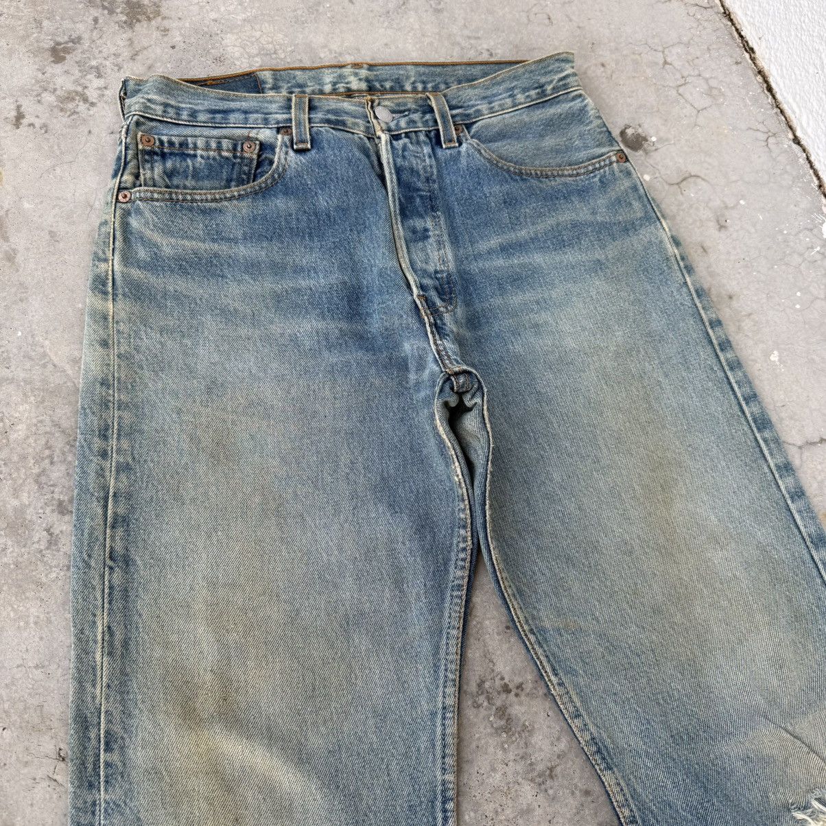 Levi's Vintage Clothing VINTAGE LEVI'S 501 USA 99' FOR WOMEN RUSTY DENIM JEAN PANTS Size US 31 - 8 Thumbnail