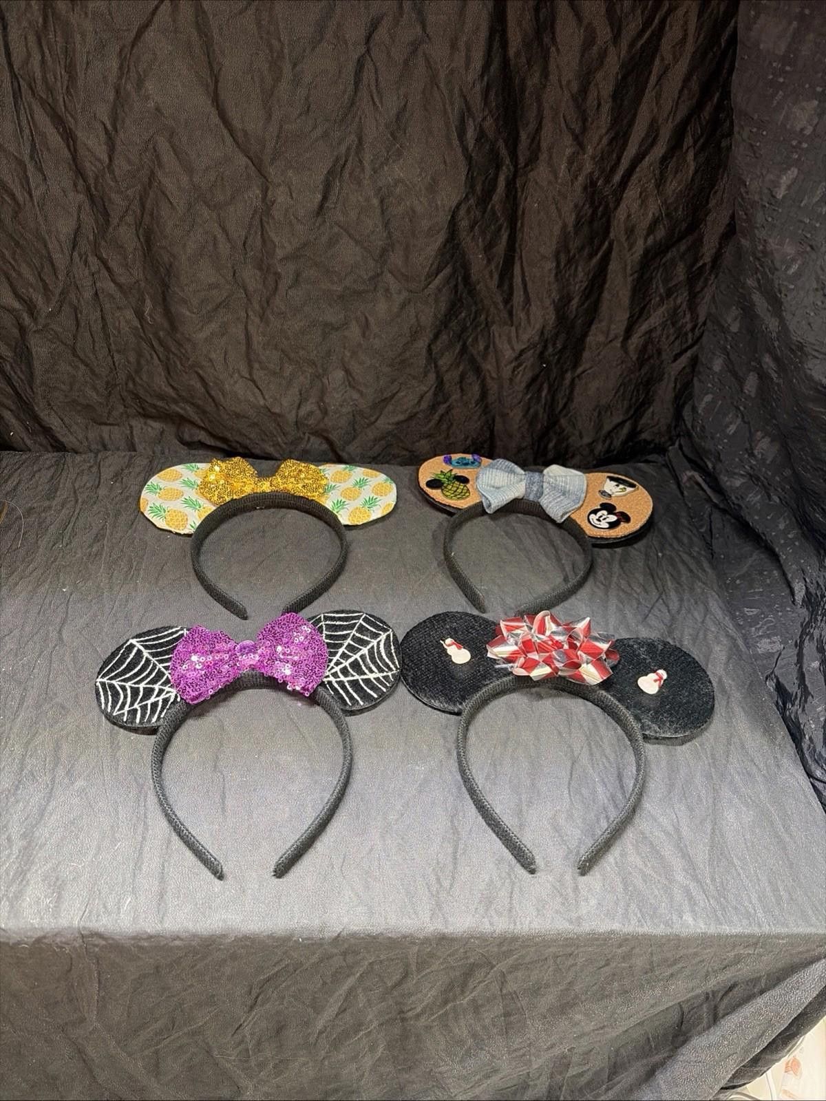 Other Minnie Mouse Ears Custom Handmade Lot of 4 Size ONE SIZE - 1 Thumbnail