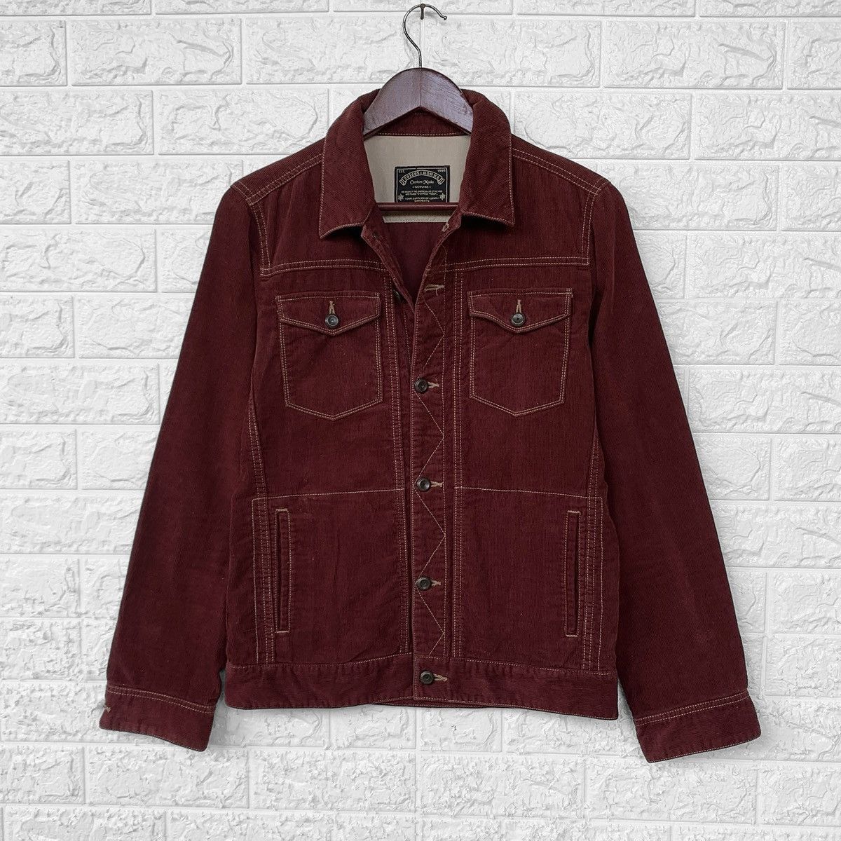 Other 291295 Homme Custom Made Corduroy Jacket Made In Japan Size US S / EU 44-46 / 1 - 1 Thumbnail