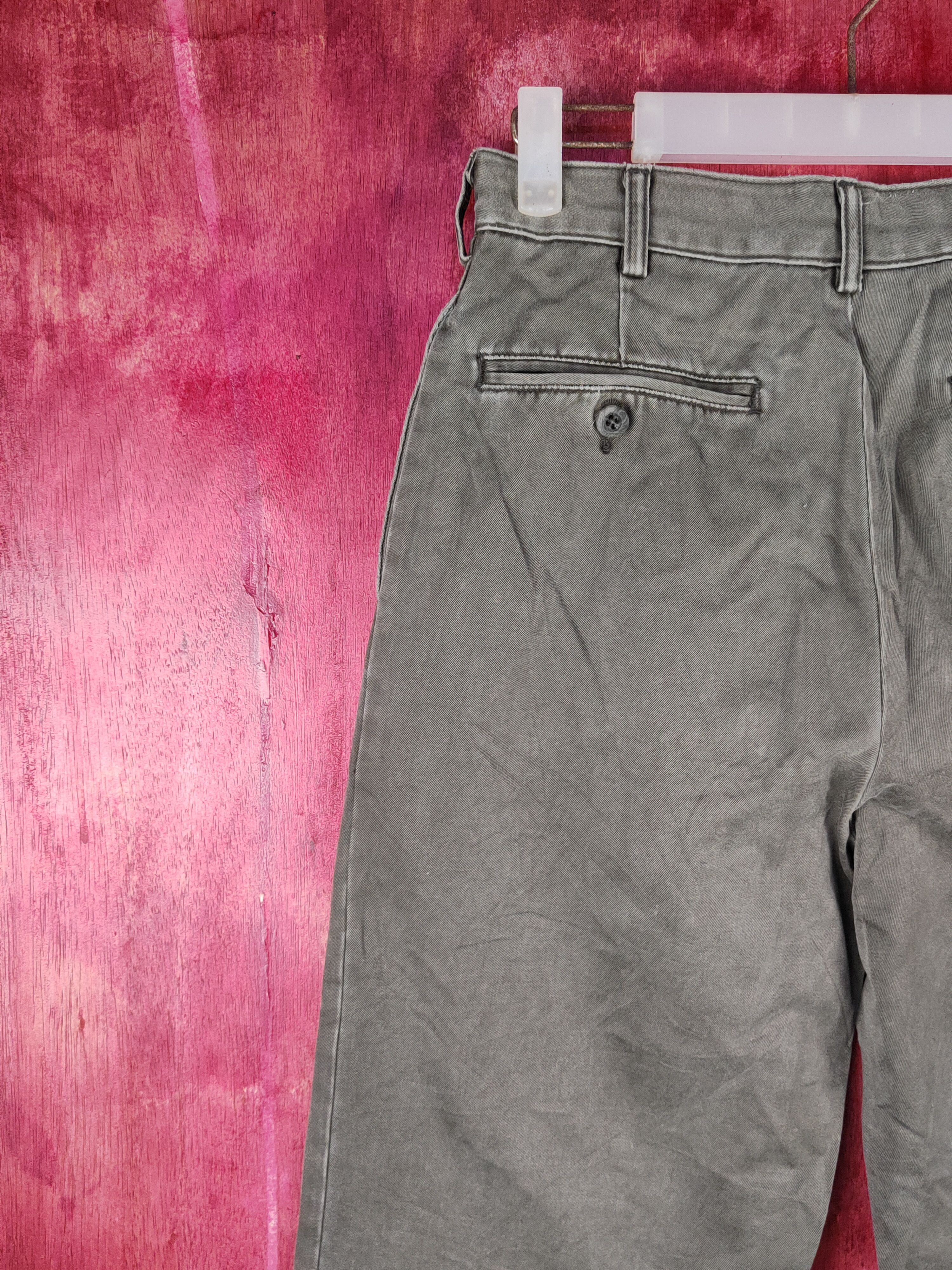Japanese Brand Wolvo Olive Multipocket Casual Pants #S1568 Size US 29 - 8 Thumbnail