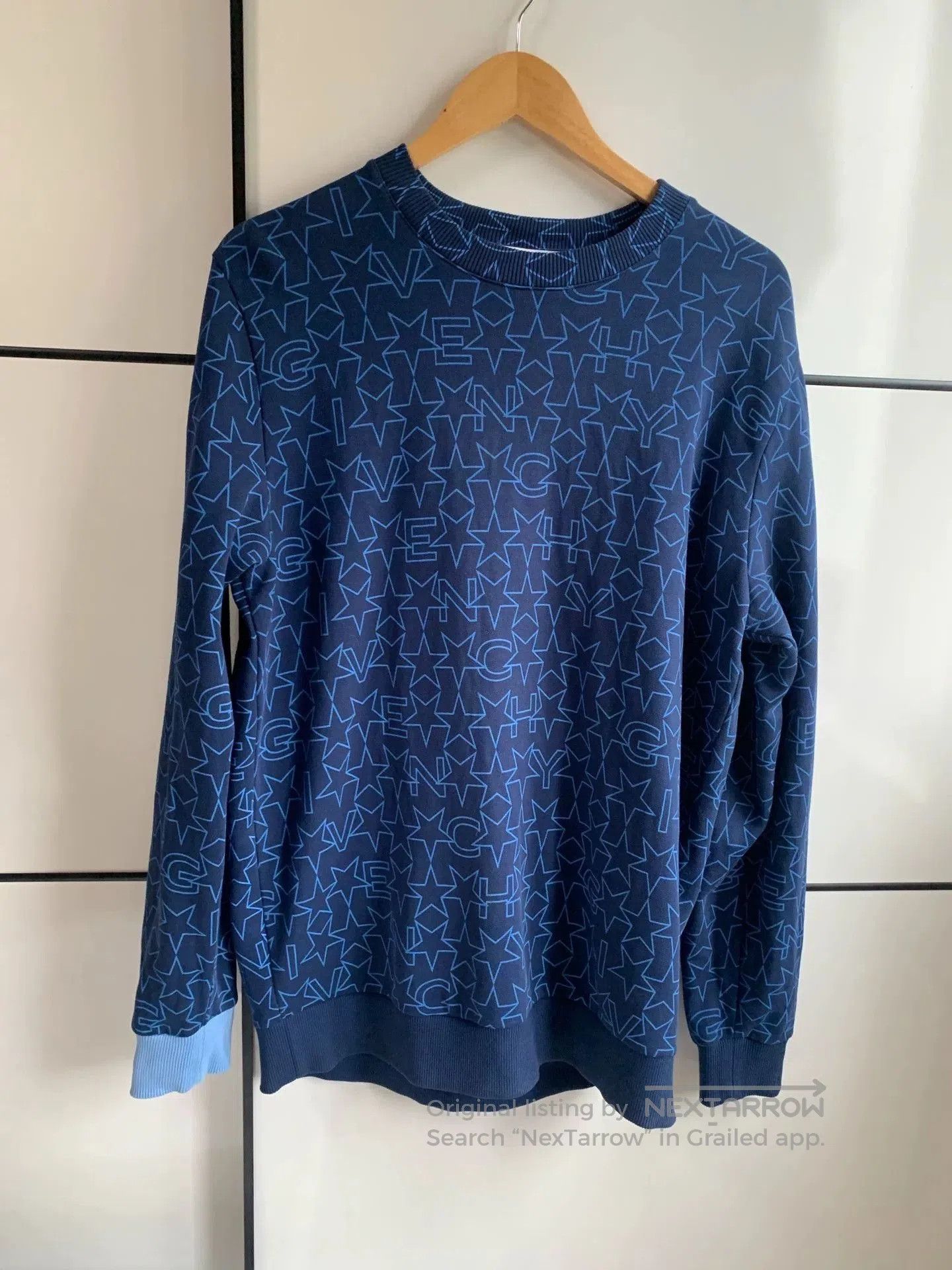 Givenchy Givenchy Blue Star Print Longsleeve. Size US S / EU 44-46 / 1 - 1 Thumbnail