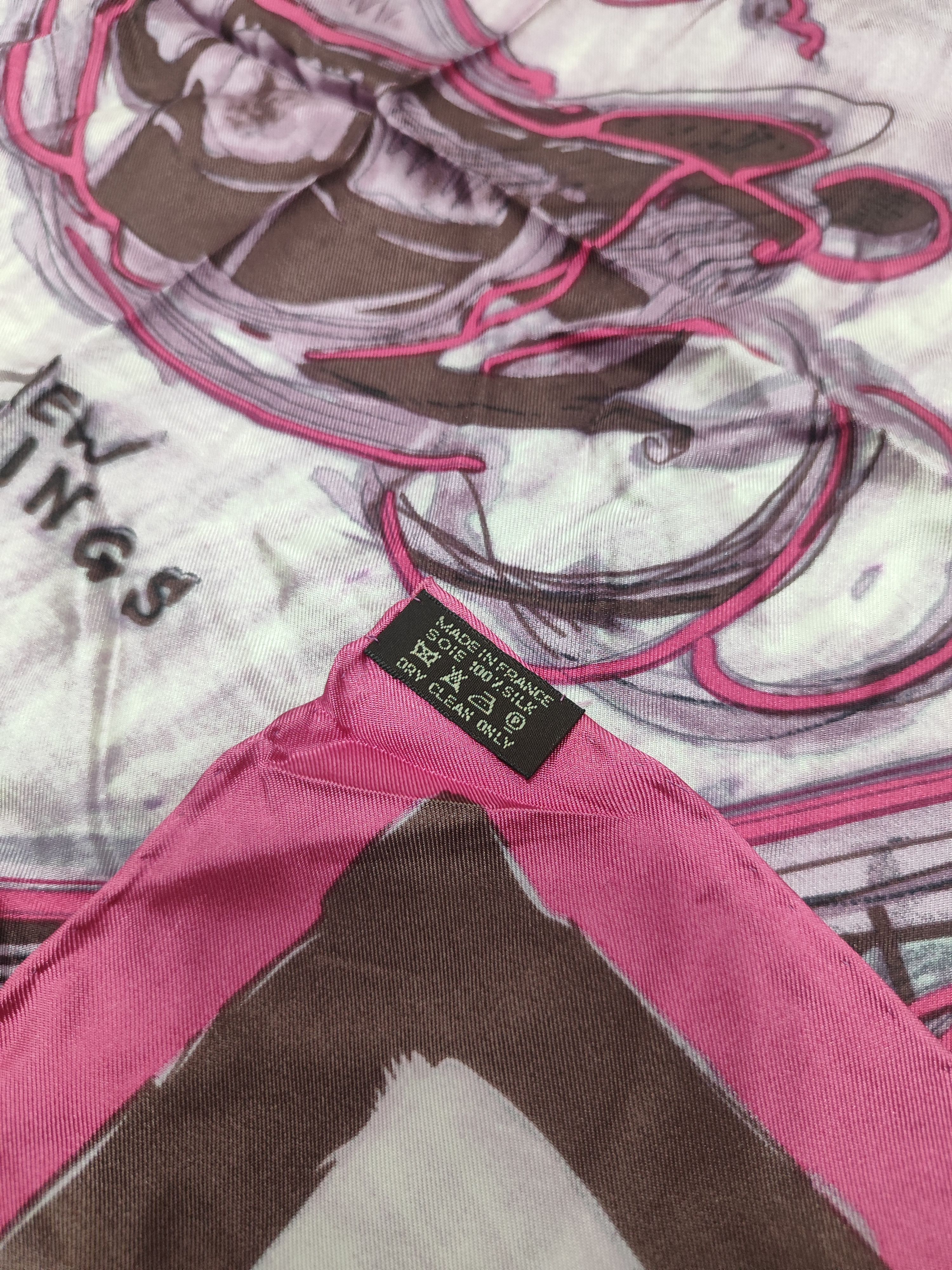 Hermes Hermes - ( New Springs ) 90 cm scarf Size ONE SIZE - 3 Thumbnail