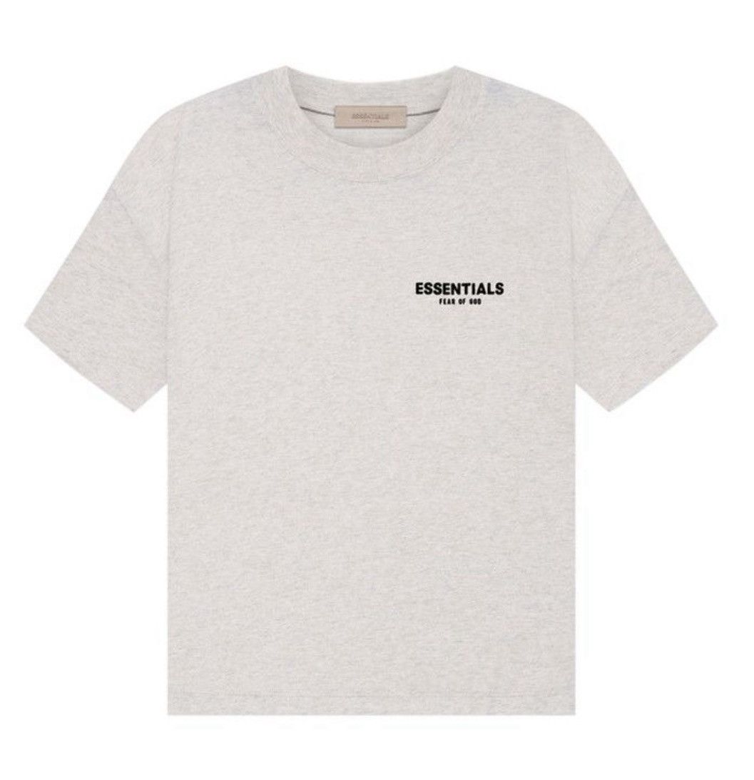 Fear of God fear of god essentials t-shirt (ss22) light oatmeal Size US M / EU 48-50 / 2 - 7 Thumbnail