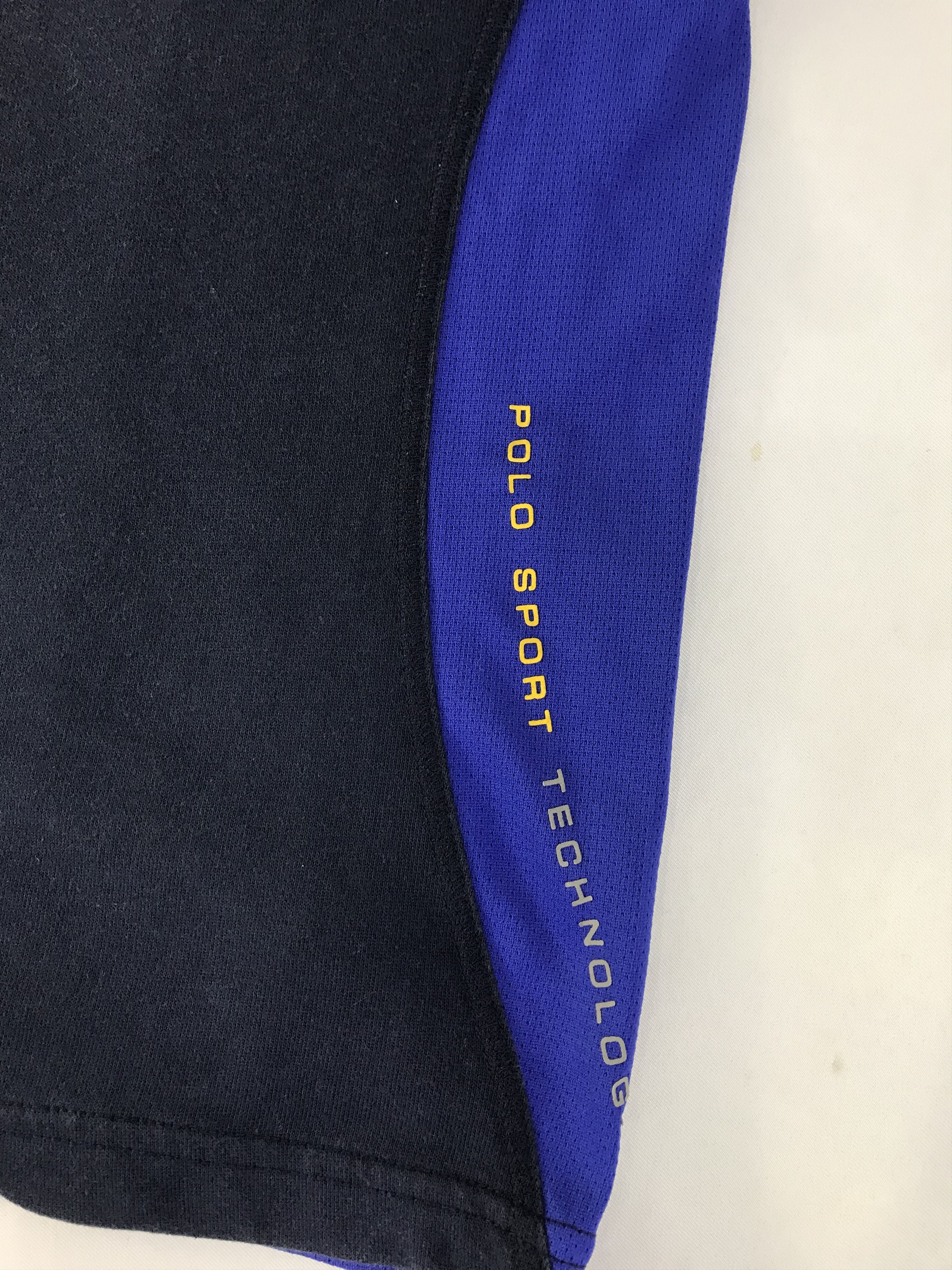 Polo Ralph Lauren 90s Polo Sport Ralph Lauren V Neck Printed Tee Size US XL / EU 56 / 4 - 11 Thumbnail
