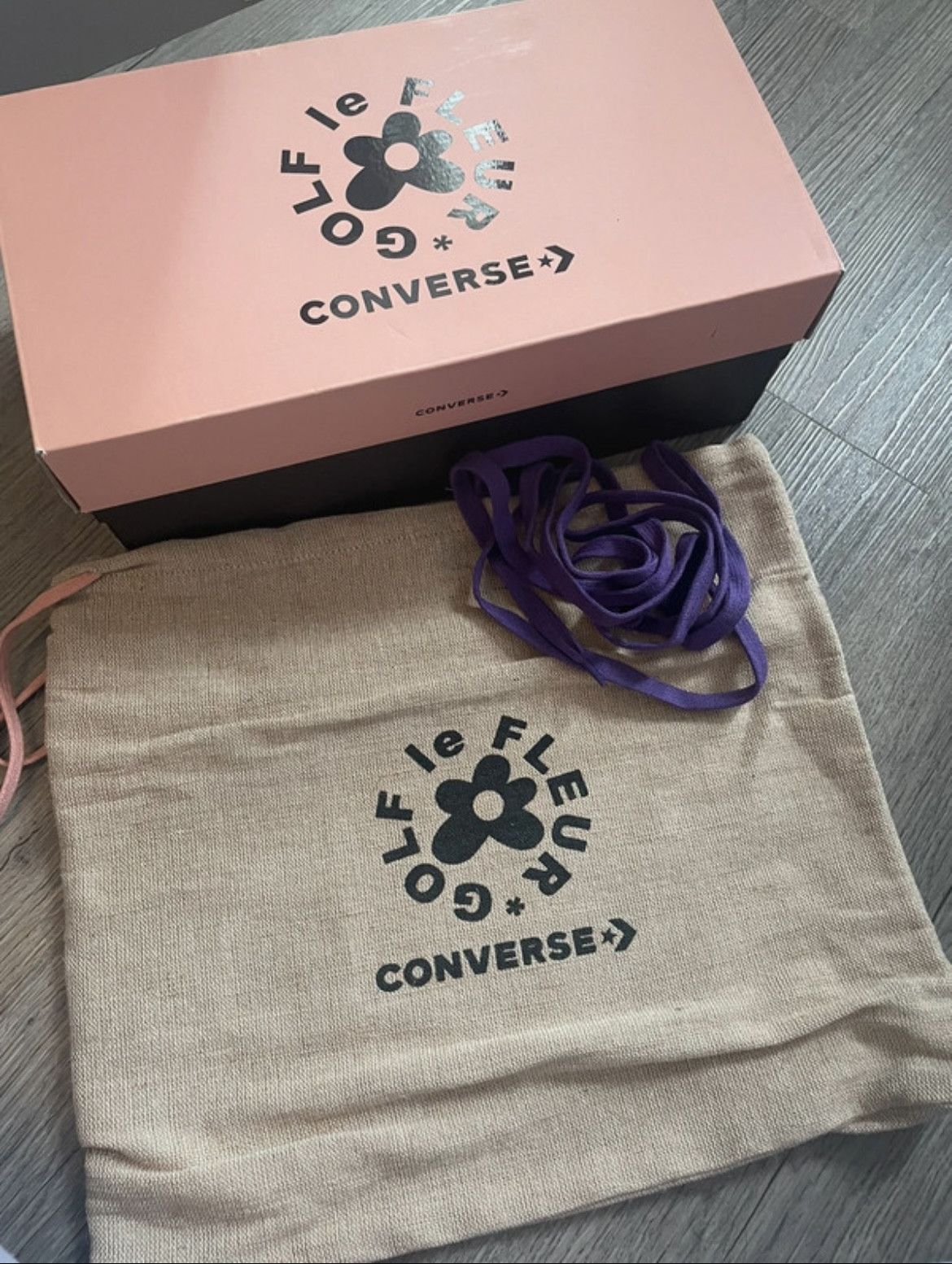 Converse × Golf le Fleur Converse One Star Golf le Fleur Purple Green Size US 5 / EU 37 - 2 Thumbnail