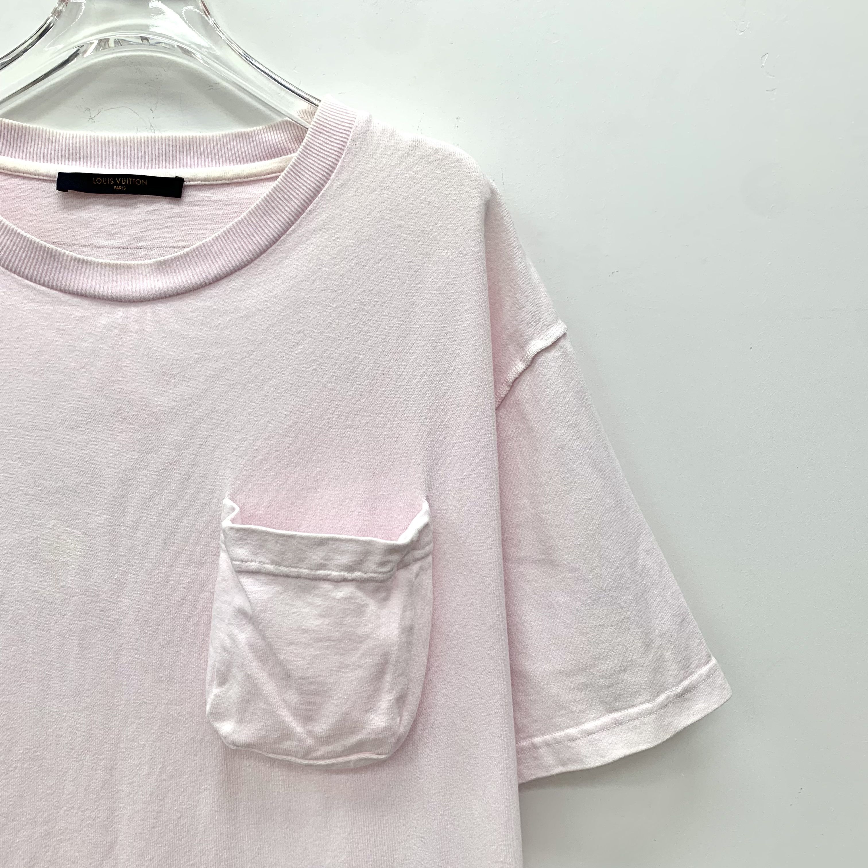 Louis Vuitton Louis Vuitton Pink Pocket Cotton T-Shirt (Size L) Size L / US 10 / IT 46 - 7 Thumbnail