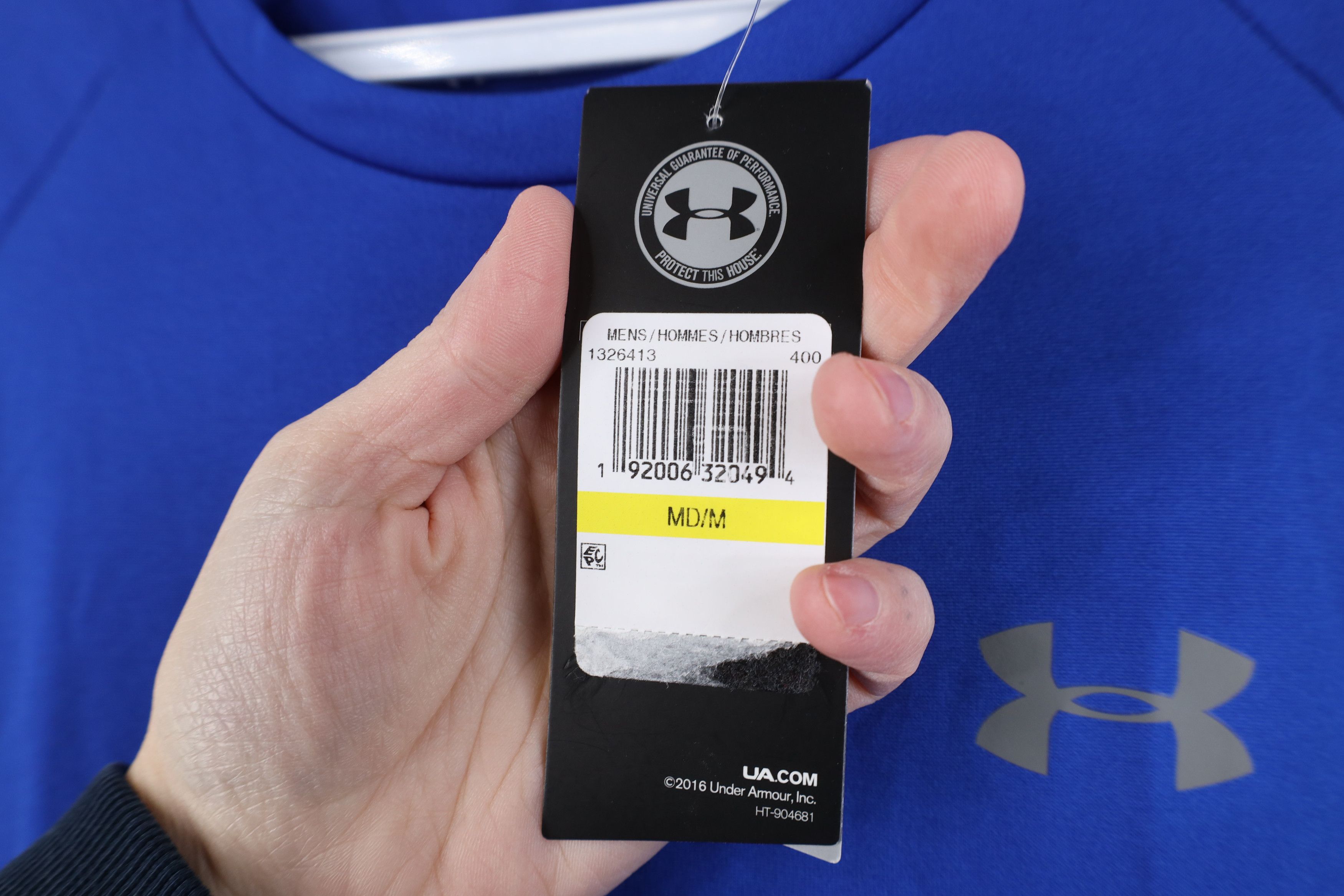 Under Armour New Under Armour Tech Running Jogging Gym T-Shirt Blue Size US M / EU 48-50 / 2 - 6 Thumbnail