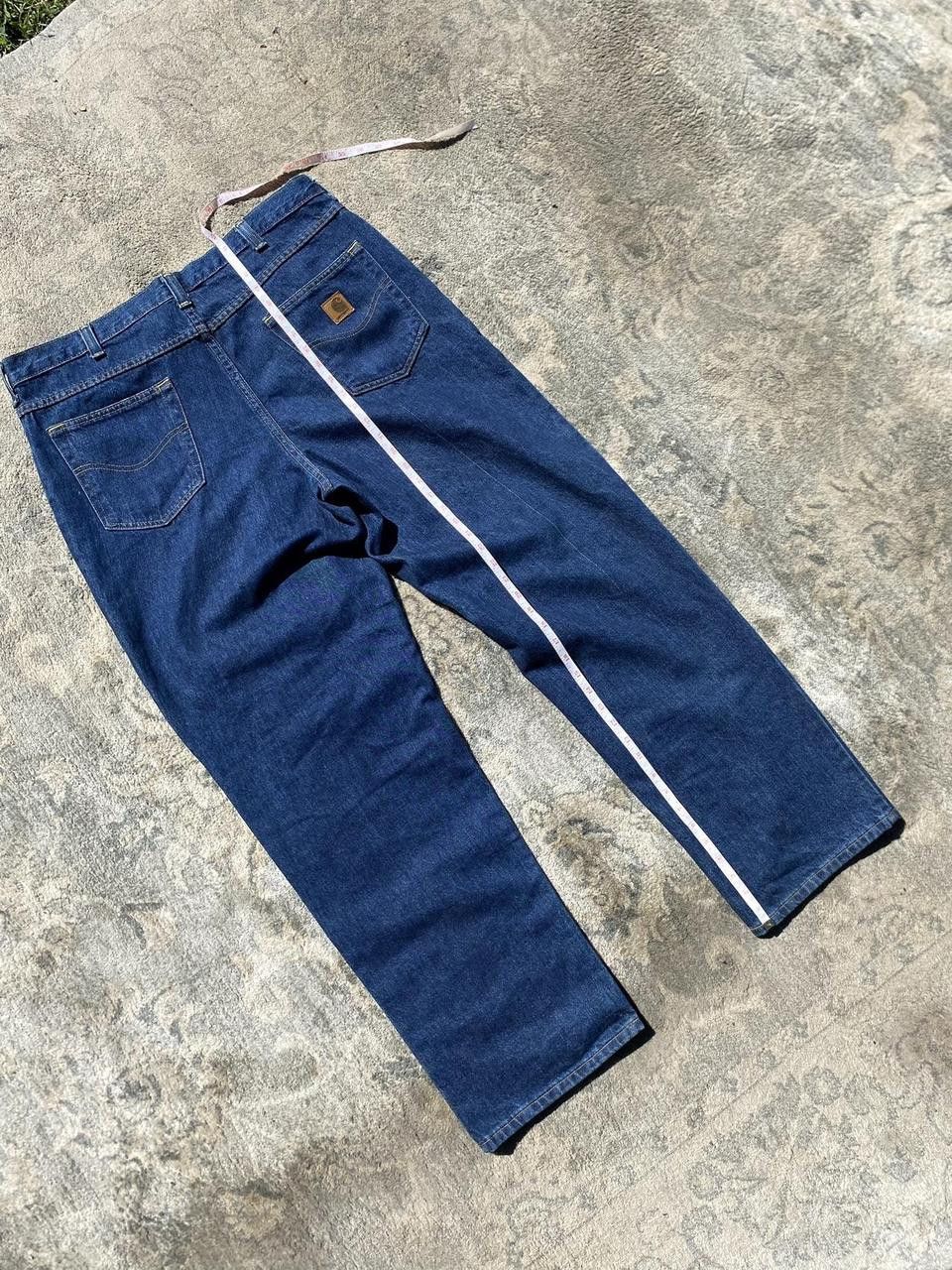 Carhartt Navy Blue Wash Vintage Carhartt Workwear 381-83 Jeans 38x32 Size US 38 / EU 54 - 6 Thumbnail