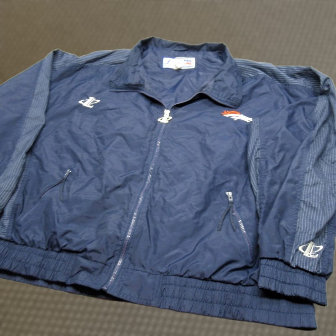 Logo Athletic VINTAGE Logo Athletic Denver Broncos NFL Windbreaker Jacket Men 4XL Blue Zip Size US XXL / EU 58 / 5 - 1 Thumbnail